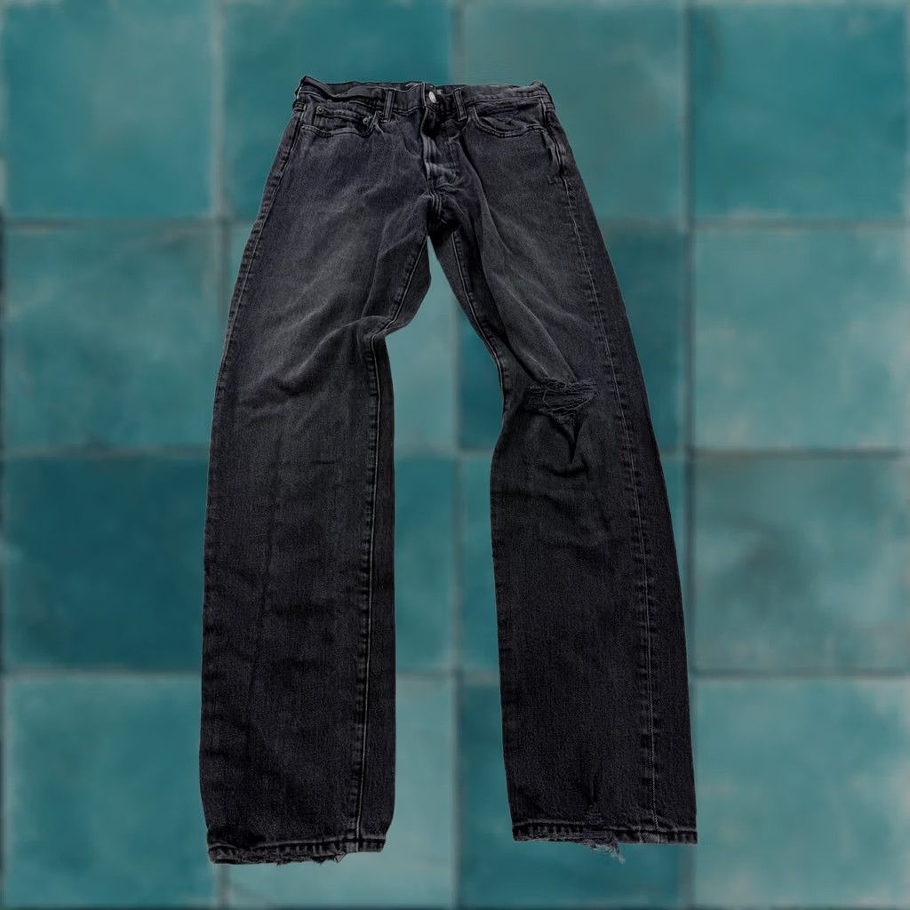 Abercrombie & Fitch Abercrombie & Fitch Jeans Mens 32x33 Gray Stretch Dark Wash 90's Straight Jeans Size US 32 / EU 48 - 1 Thumbnail