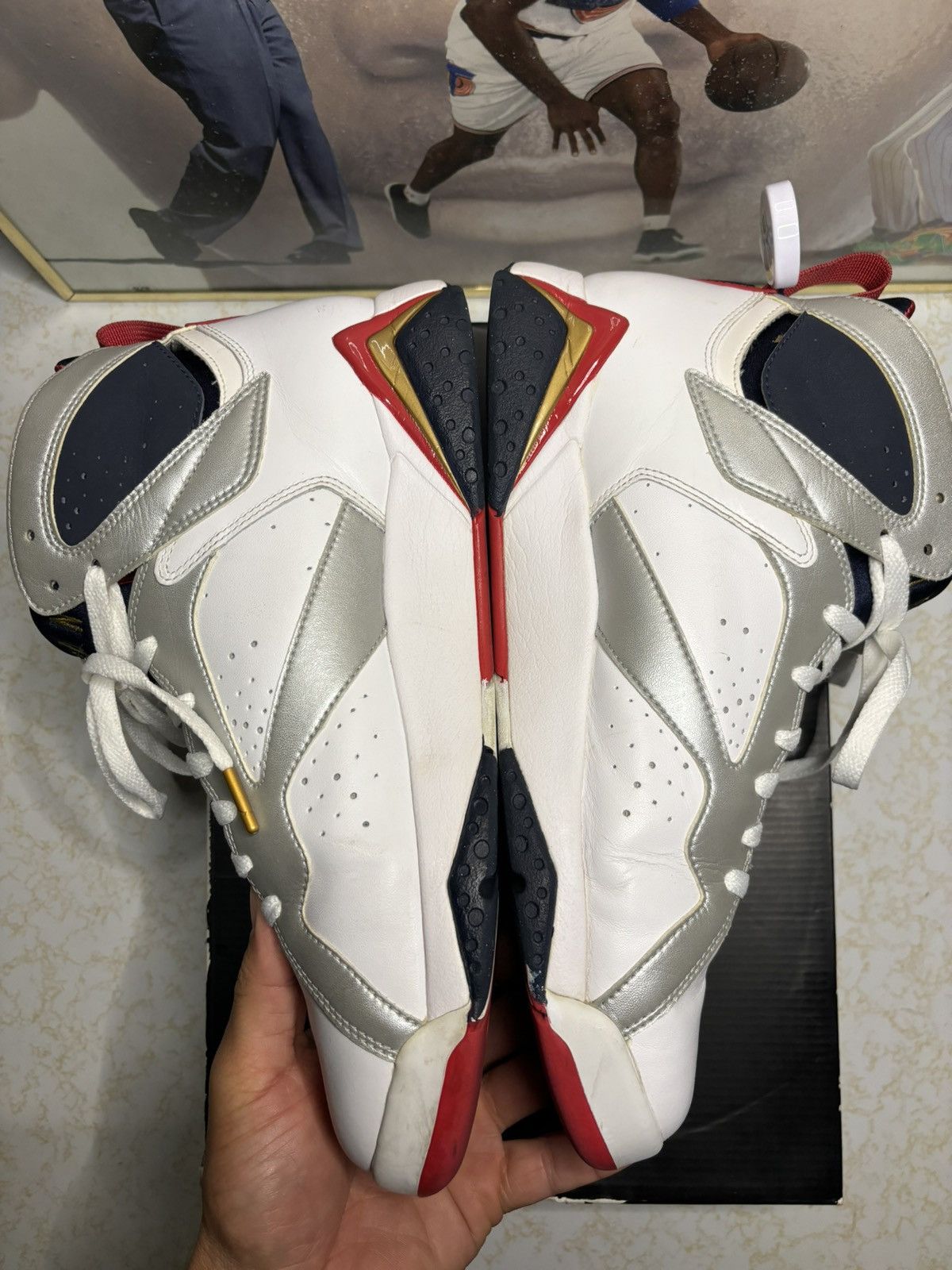 Jordan Brand Air Jordan 7 Retro 2012 Olympic 2012 Size US 11 / EU 44 - 3 Thumbnail