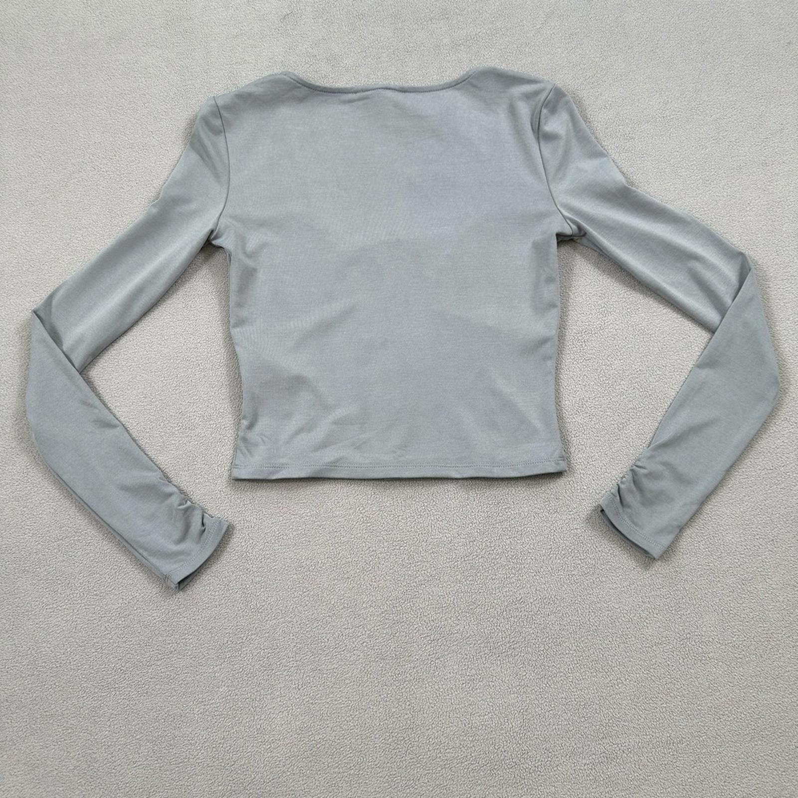 Guess Guess Amori Blouse XS Button-Up Top Womens Dusty Long Sleeve Size XS / US 0-2 / IT 36-38 - 2 Thumbnail