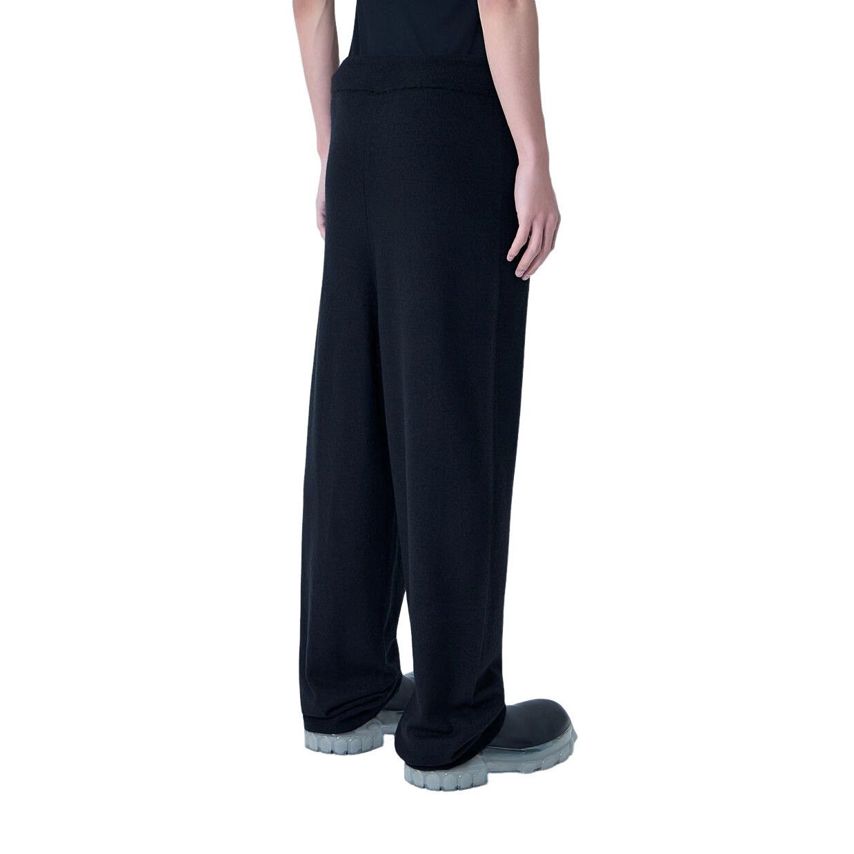 Rick Owens RICK OWENS Temple Drawstring Cashmere Black Pants New & Auth Size US 34 / EU 50 - 2 Thumbnail
