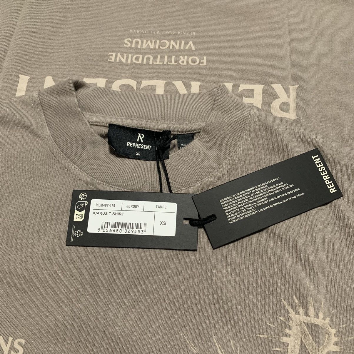 Represent Clo. Represent XS Icarus Taupe Beige Tee Size US XS / EU 42 / 0 - 4 Thumbnail