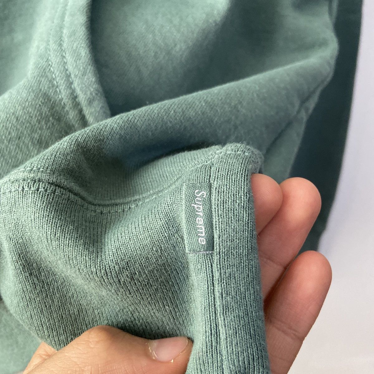 Supreme Nose Bleed Hoodie Sweatshirt Medium Dusty Teal Size US M / EU 48-50 / 2 - 7 Thumbnail
