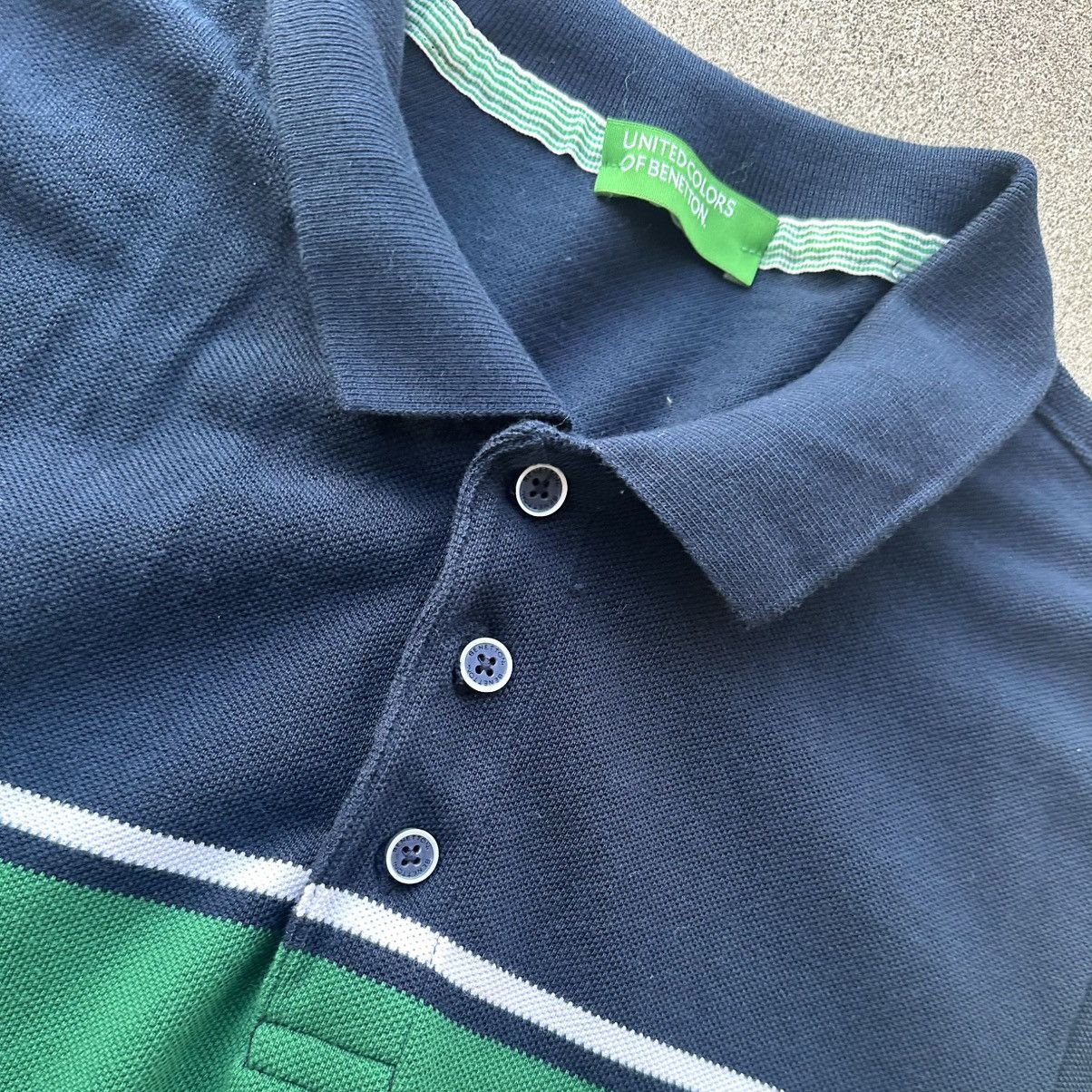 United Colors Of Benetton United Colors Of Benetton Polo Shirt Men Size Medium Striped Size US M / EU 48-50 / 2 - 4 Thumbnail