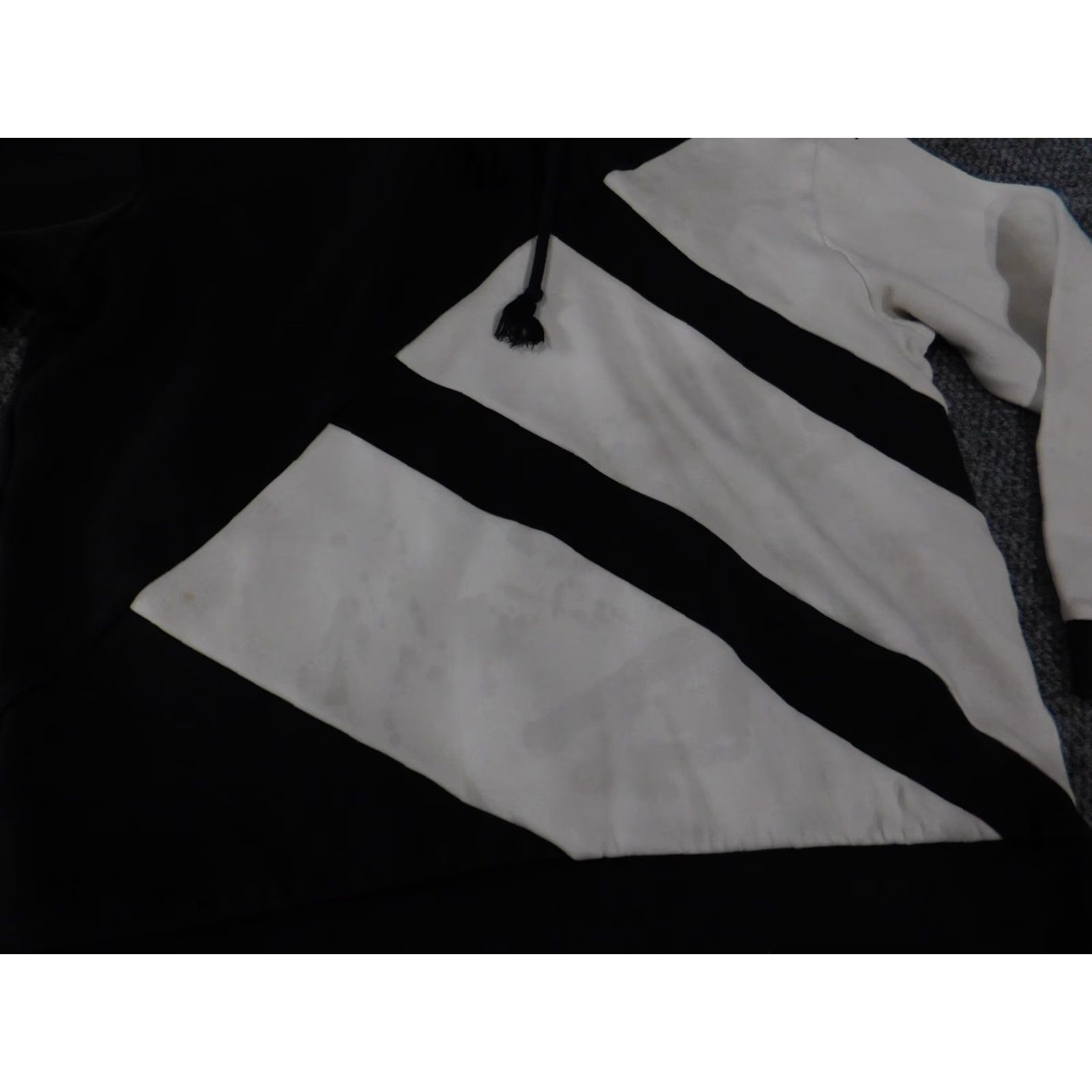 Adidas Adidas Hoodie Mens S Black White Equipment ADV 91-17 Stripes Streetwear Zip Pullover Regular Mens Size US S / EU 44-46 / 1 - 5 Thumbnail