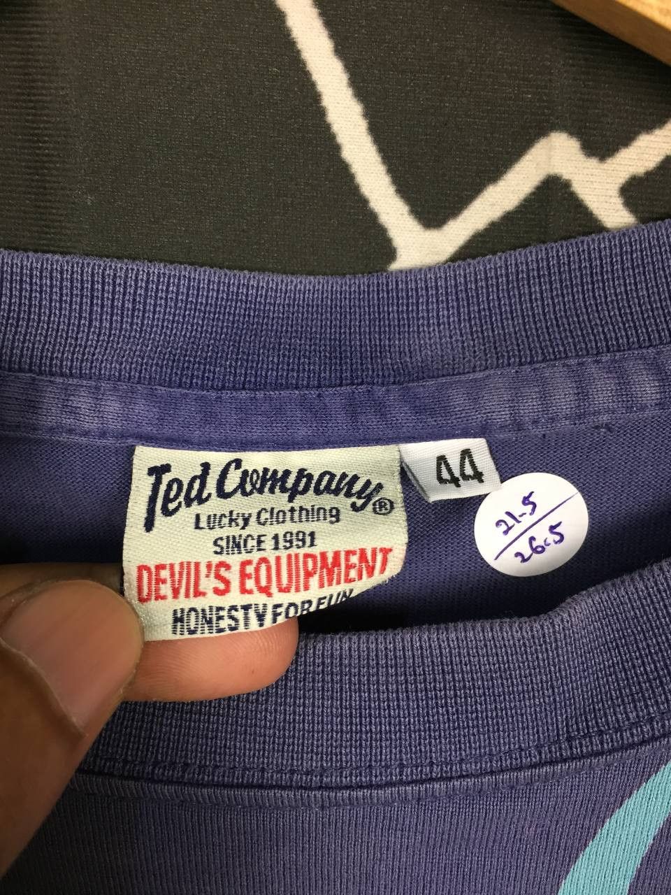 Japanese Brand Ted Company Devil's Equipment I Will Engrave With Soul Tee Size US L / EU 52-54 / 3 - 9 Thumbnail