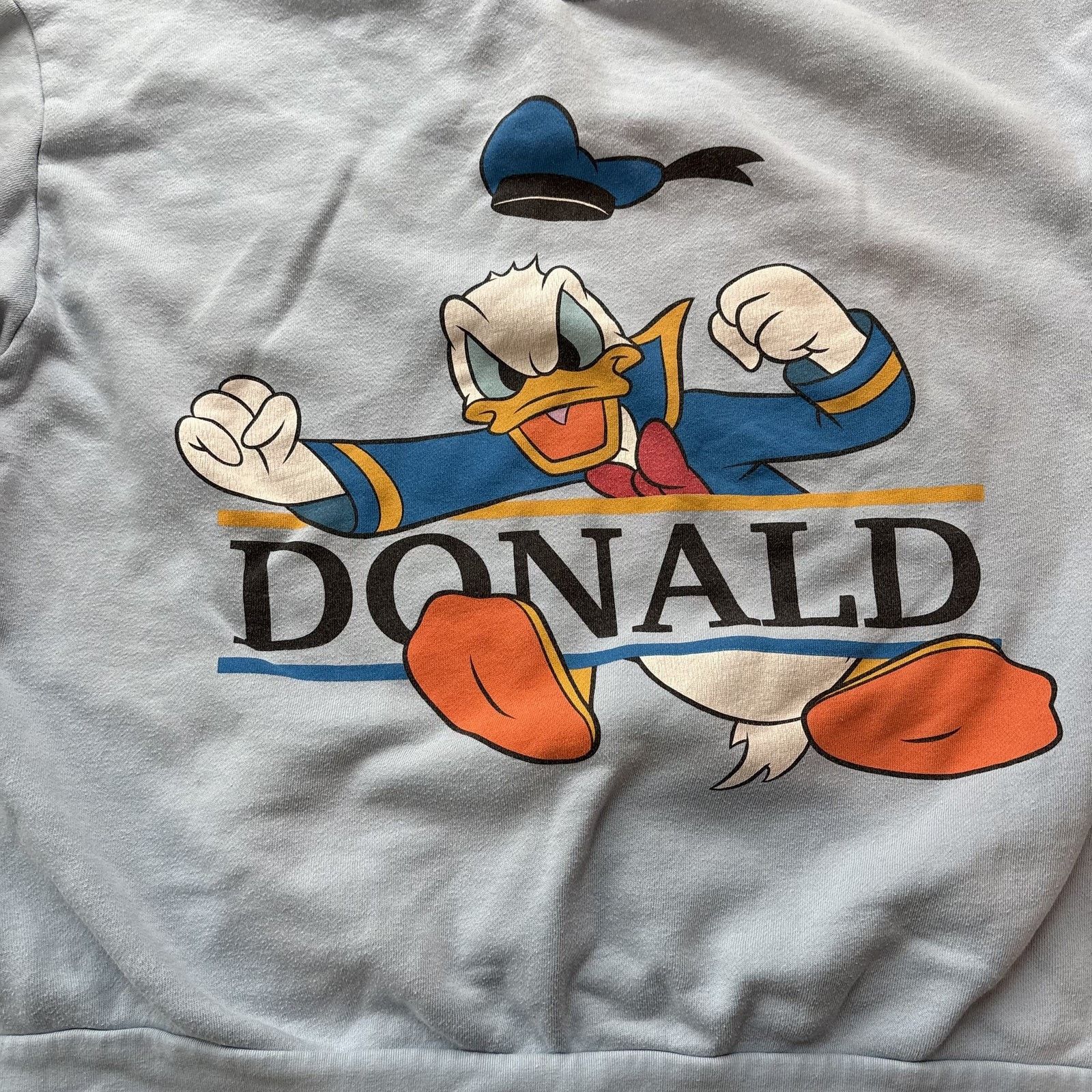 Disney Disney Donald Duck Sweatshirt Unisex XL Blue Graphic Pullove Size US XL / EU 56 / 4 - 2 Thumbnail
