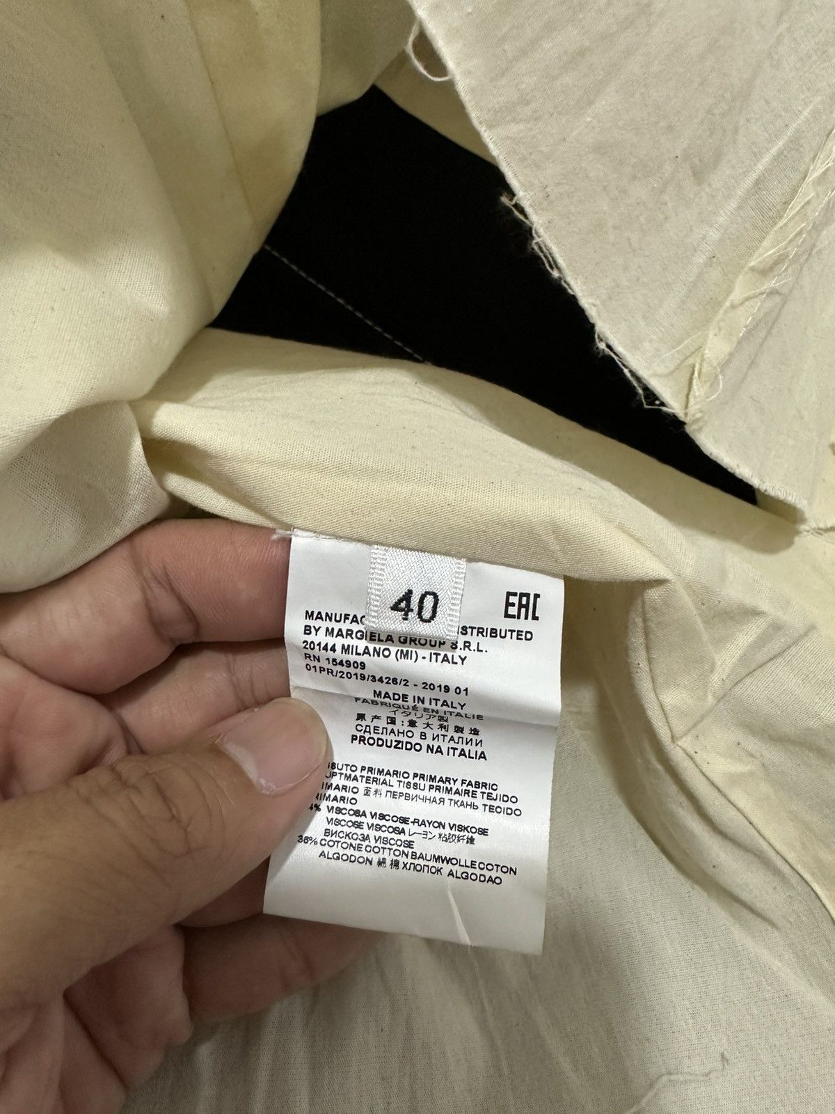 Maison Margiela Maison margiela Contrast Stitch Jacket Embroidered Poem Size S / US 4 / IT 40 - 9 Thumbnail