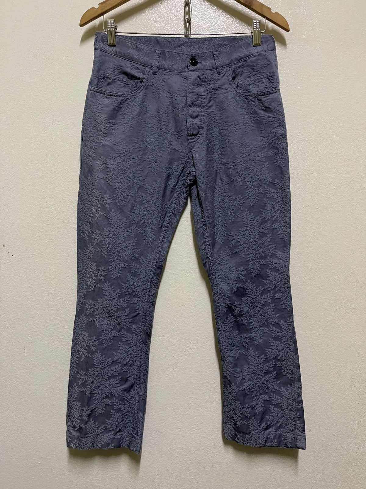 Ann Demeulemeester Ann Demeulemeester Embroidery Floral Pattern Pants Size US 30 / EU 46 - 1 Thumbnail