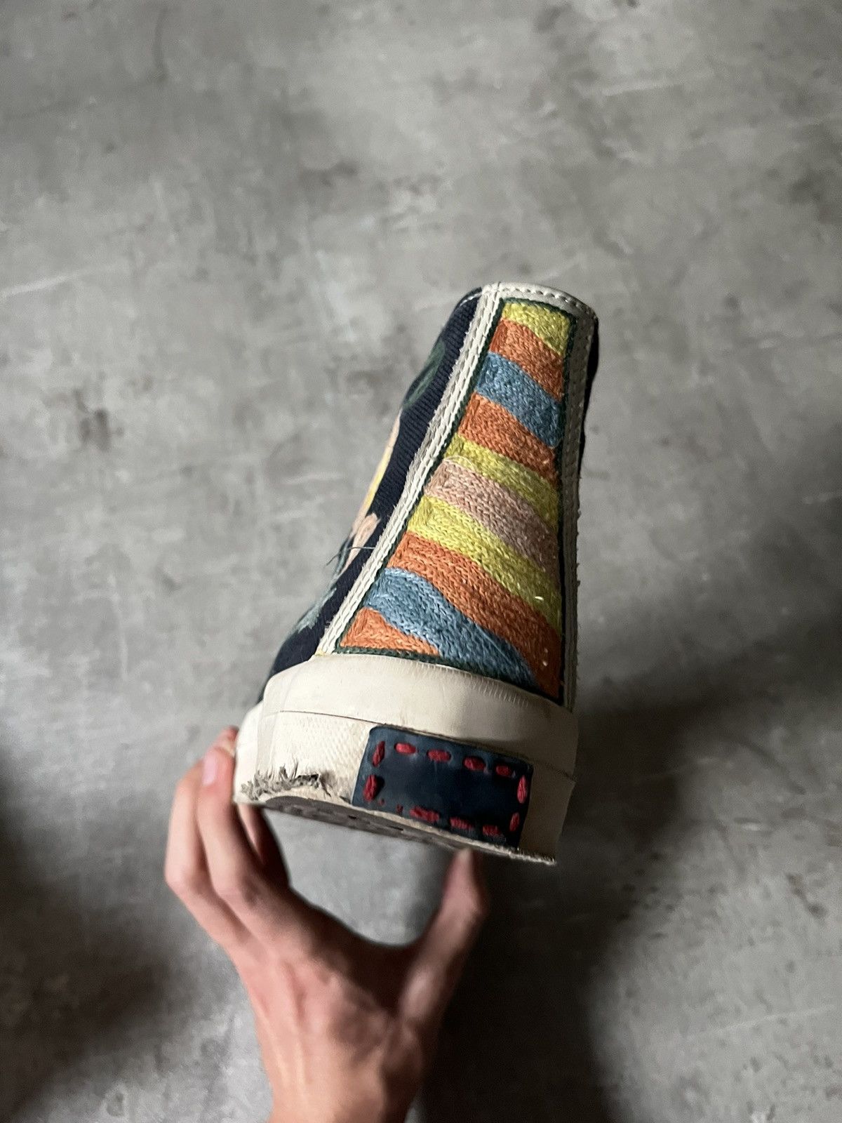 Visvim Visvim canvas embroidery flower 13ss shoes Size US 9 / EU 42 - 16 Thumbnail