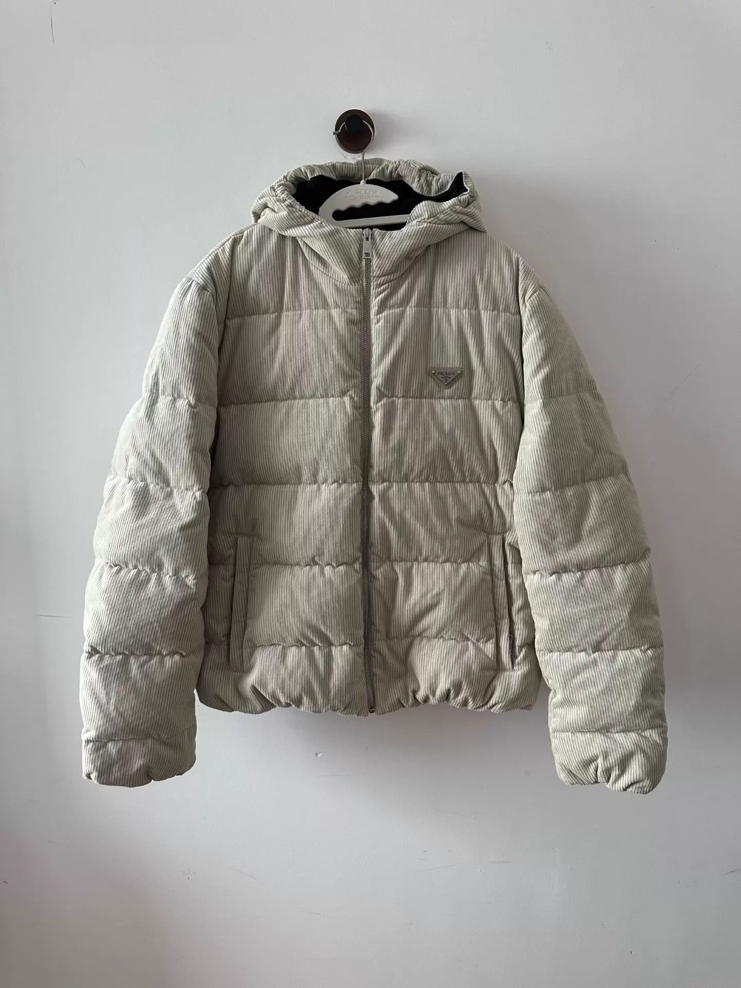 Prada Hooded Padded Black Jacket Size US L / EU 52-54 / 3 - 1 Thumbnail