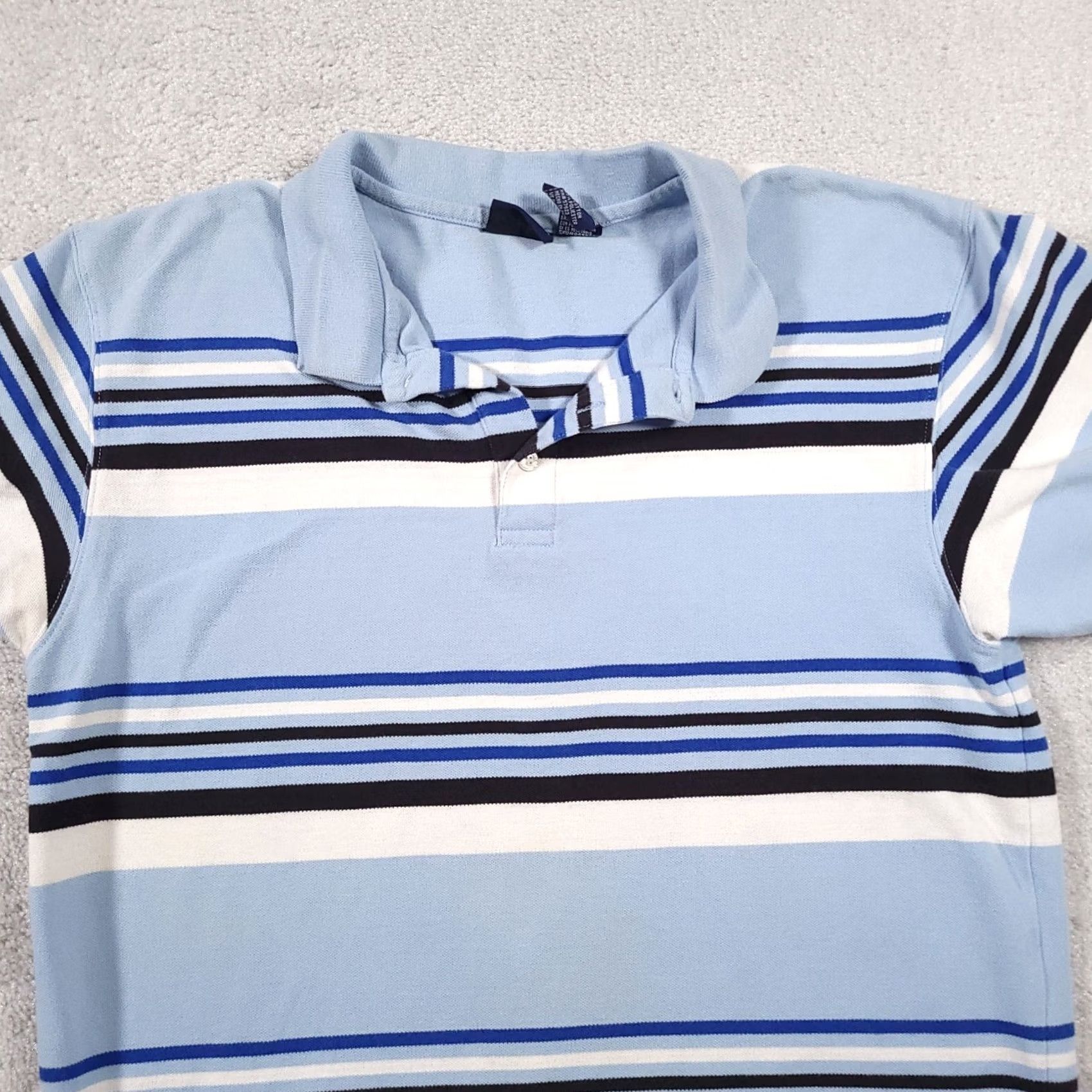 Bugle Boy VINTAGE Bugle Boy Striped Polo Shirt Mens Large Grunge Golf Shirt Size US L / EU 52-54 / 3 - 3 Thumbnail