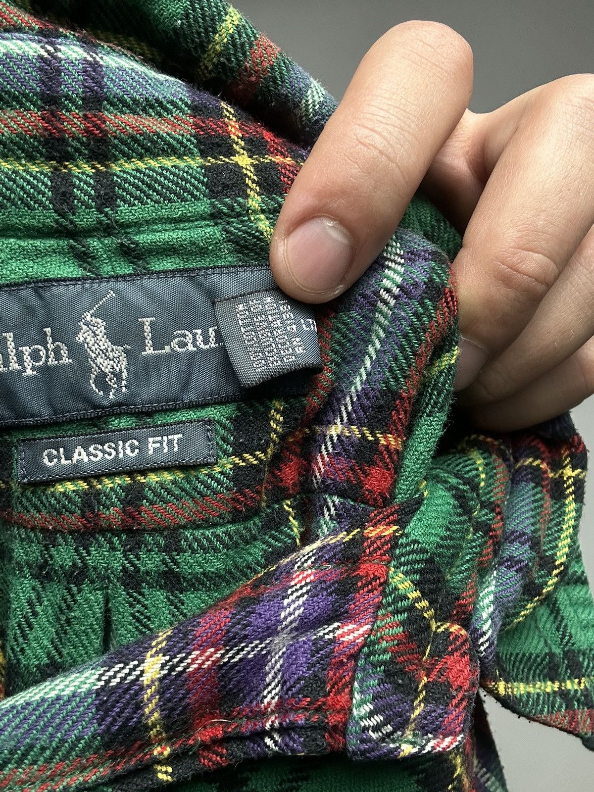 Ralph Lauren Ralph Lauren Vintage Shirt Button Up Green Size US XL / EU 56 / 4 - 7 Thumbnail
