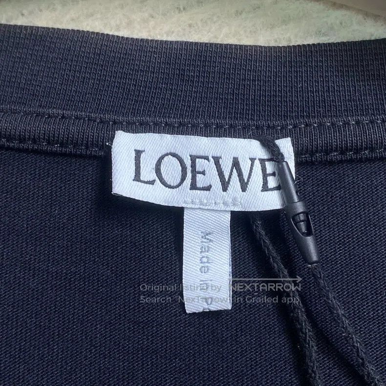 Loewe Loewe Short-sleeve S size classic with chest embroidery lo Size S / US 4 / IT 40 - 4 Thumbnail