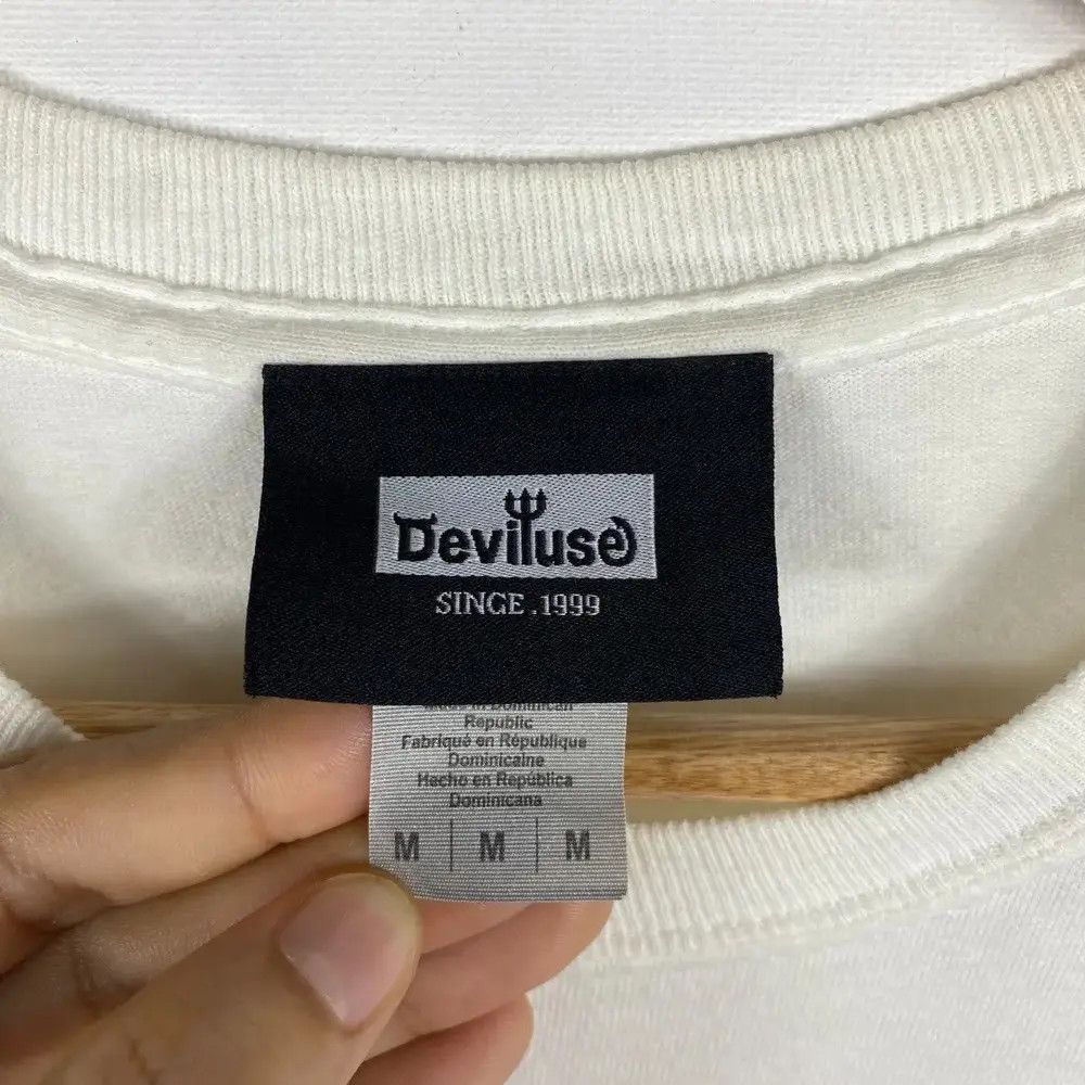 Japanese Brand DEVILUSE "Hack" Graphic Tee Shirt Medium Size Size US M / EU 48-50 / 2 - 6 Thumbnail