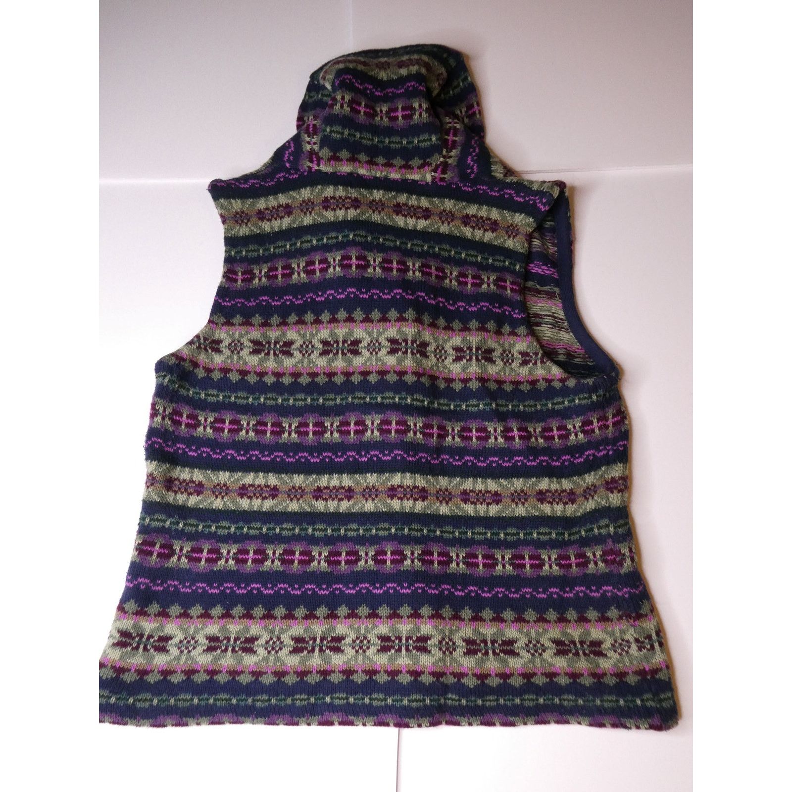 Chaps CHAPS button-front sweater vest, petite medium Size M / US 6-8 / IT 42-44 - 2 Thumbnail