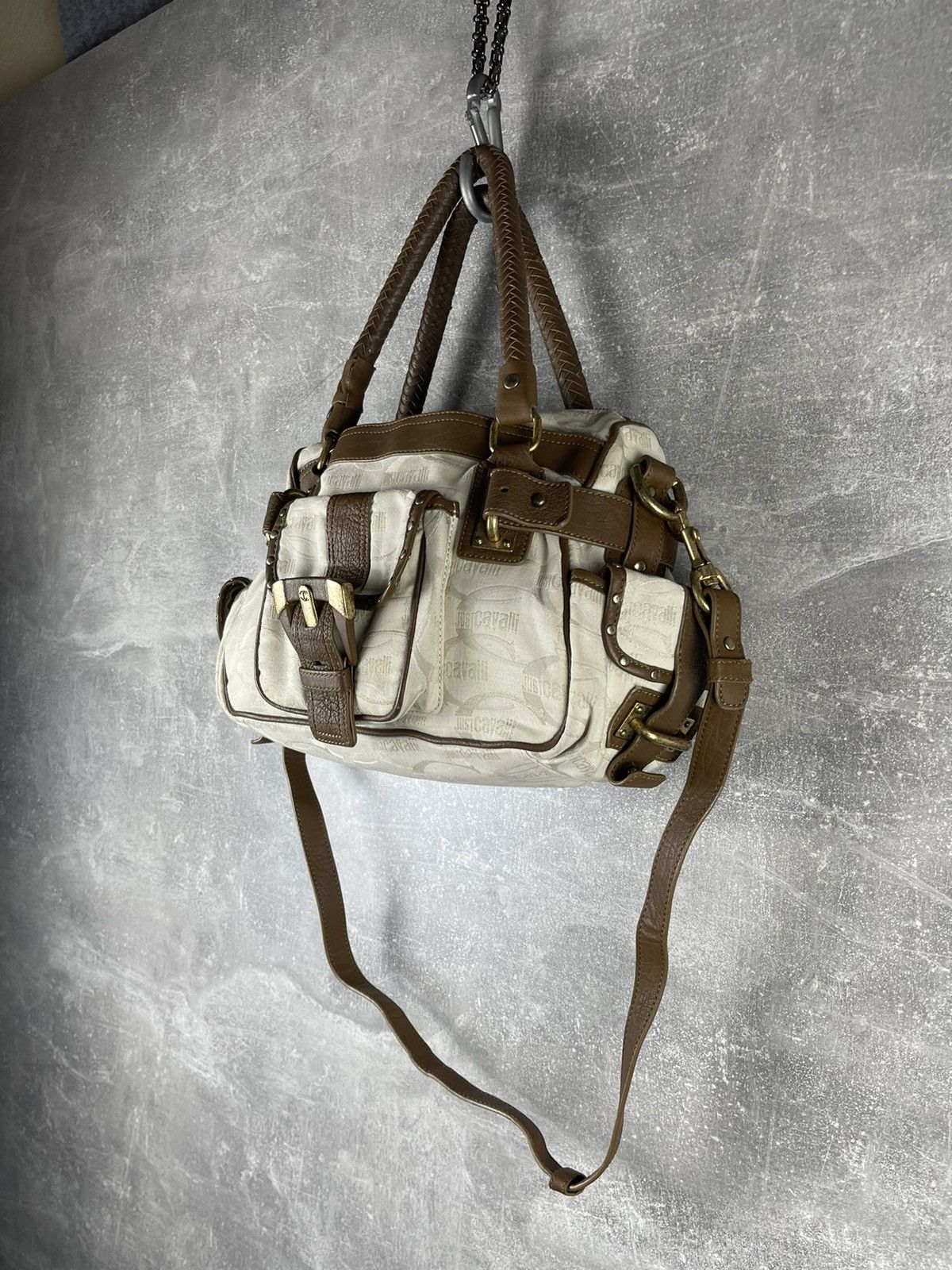Just Cavalli Roberto Cavalli Just Cavalli Vintage Y2K Tote Crossbody Bag Size ONE SIZE - 2 Thumbnail