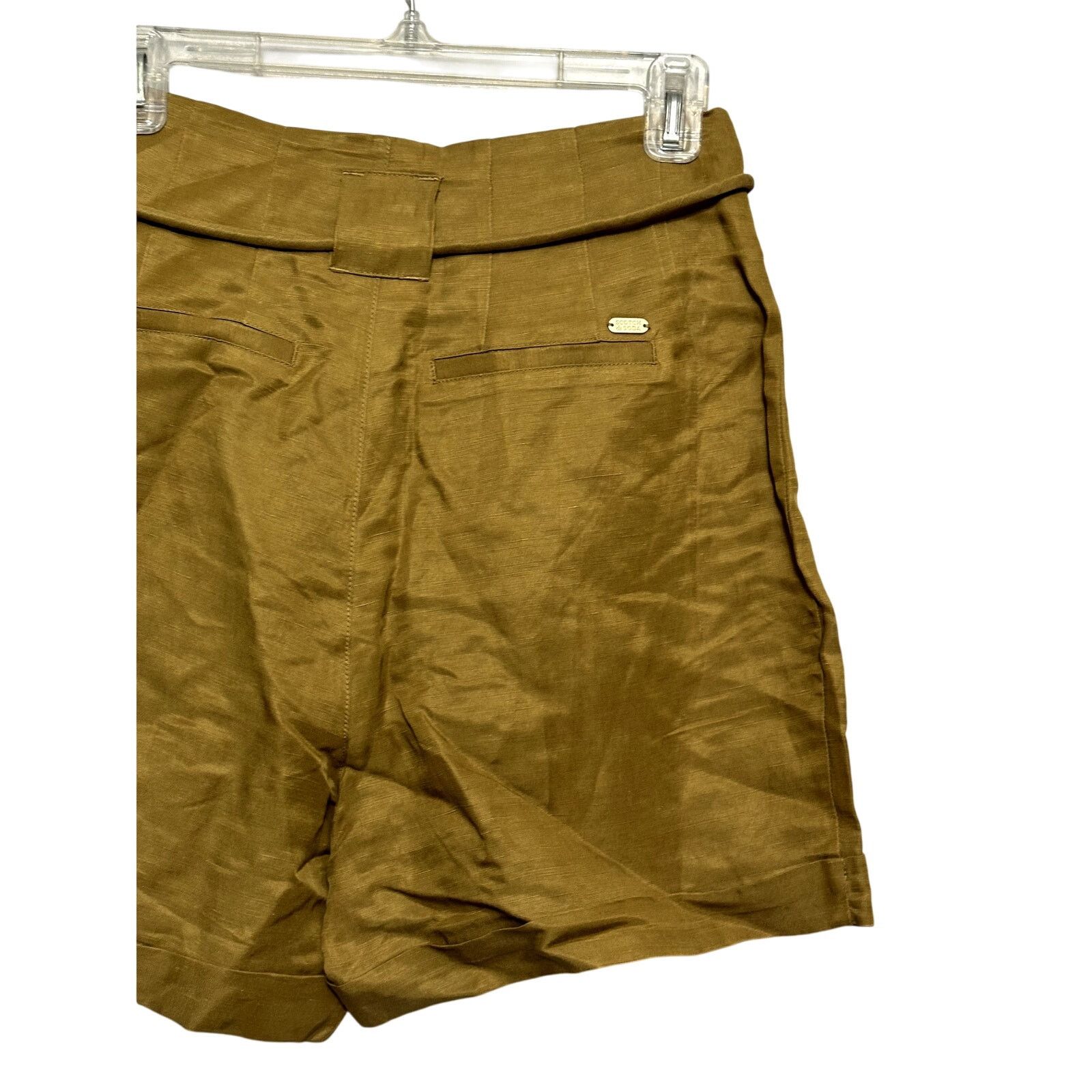 Scotch & Soda Scotch & Soda High Rise Short Belted Linen Brown XS NWOT Size 28" / US 6 / IT 42 - 7 Thumbnail