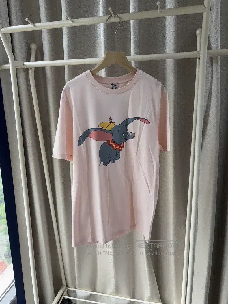 Loewe Loewe Pink Mini Elephant Short Sleeve T-Shirt Size XS / US 0-2 / IT 36-38 - 1 Thumbnail