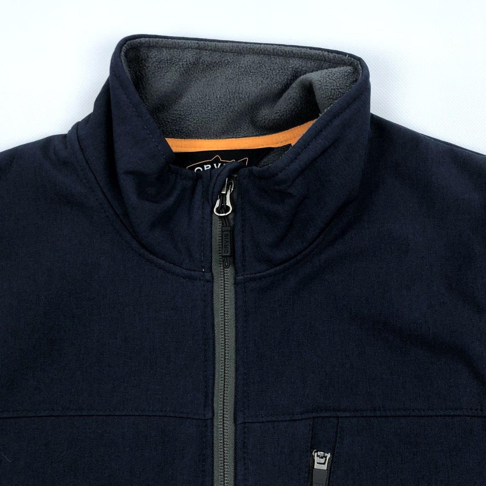 Orvis ORVIS Vest Navy Blue M Full Zip Softshell Lined Pockets Fleece 2PPM Mens Size US M / EU 48-50 / 2 - 2 Thumbnail