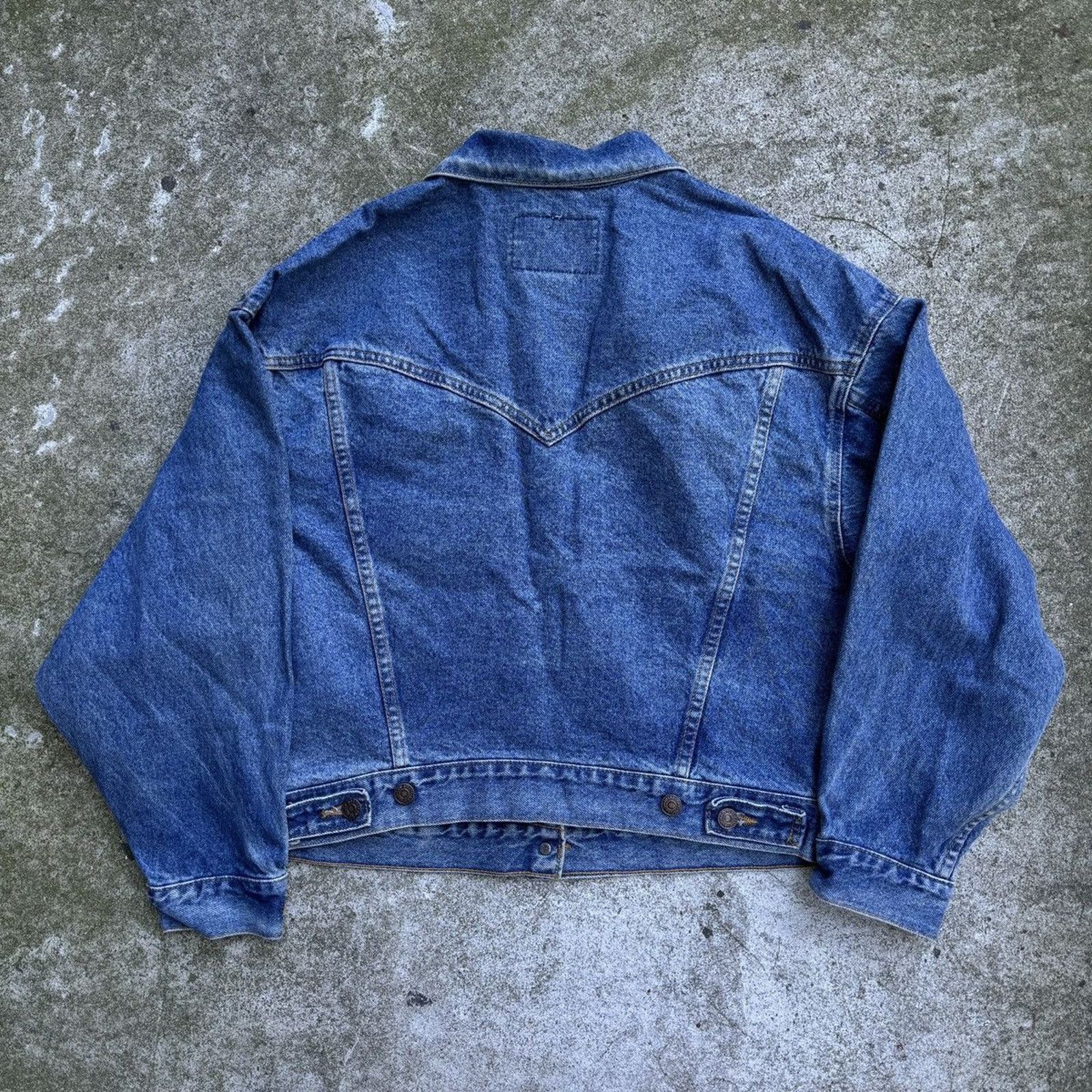 Levi's 80s Levi's Western Trucker Jacket USA ERD Grunge Light Wash Size US M / EU 48-50 / 2 - 10 Thumbnail