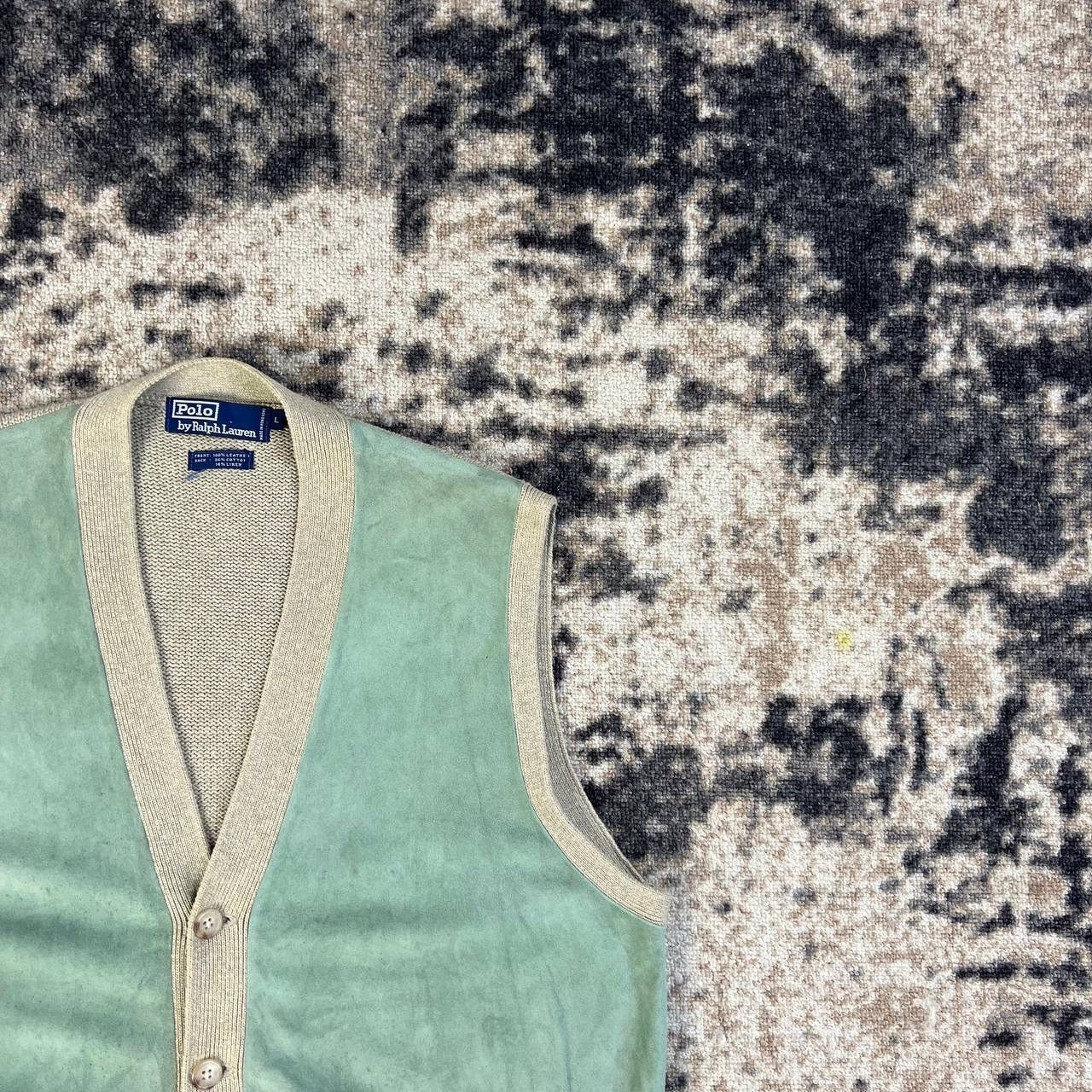 Polo Ralph Lauren Polo Ralph Lauren Vintage 90s Velour Button Up Vest Size US L / EU 52-54 / 3 - 2 Thumbnail