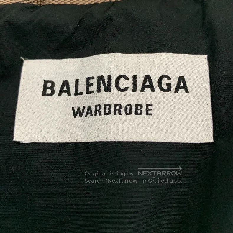 Balenciaga Balenciaga Dark Brown Logo Printed All-Over Printed Stand Size XXS / US 00 / IT 34 - 5 Thumbnail