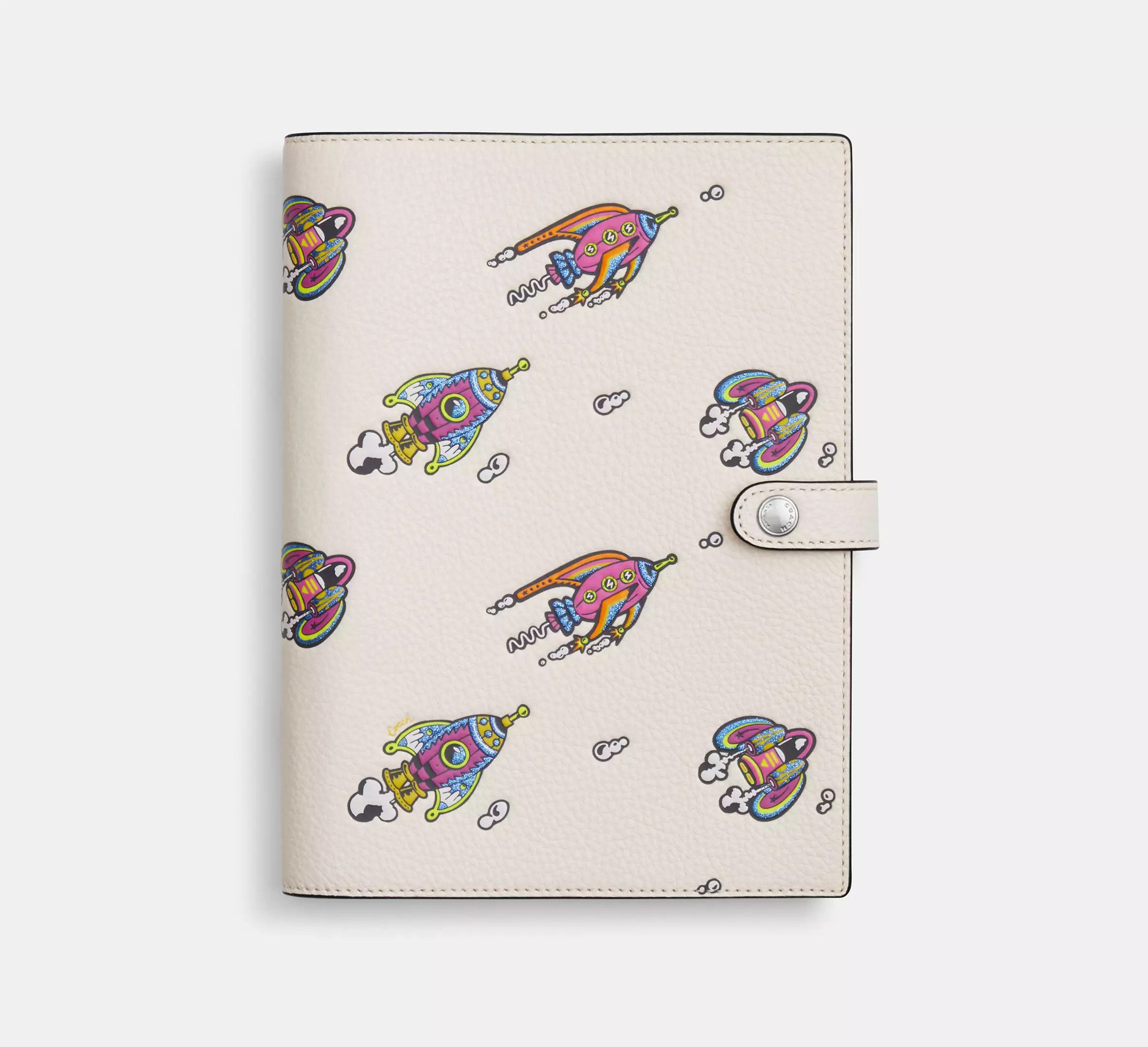 Coach Notebook With Rocket Print CW546 Size ONE SIZE - 7 Thumbnail