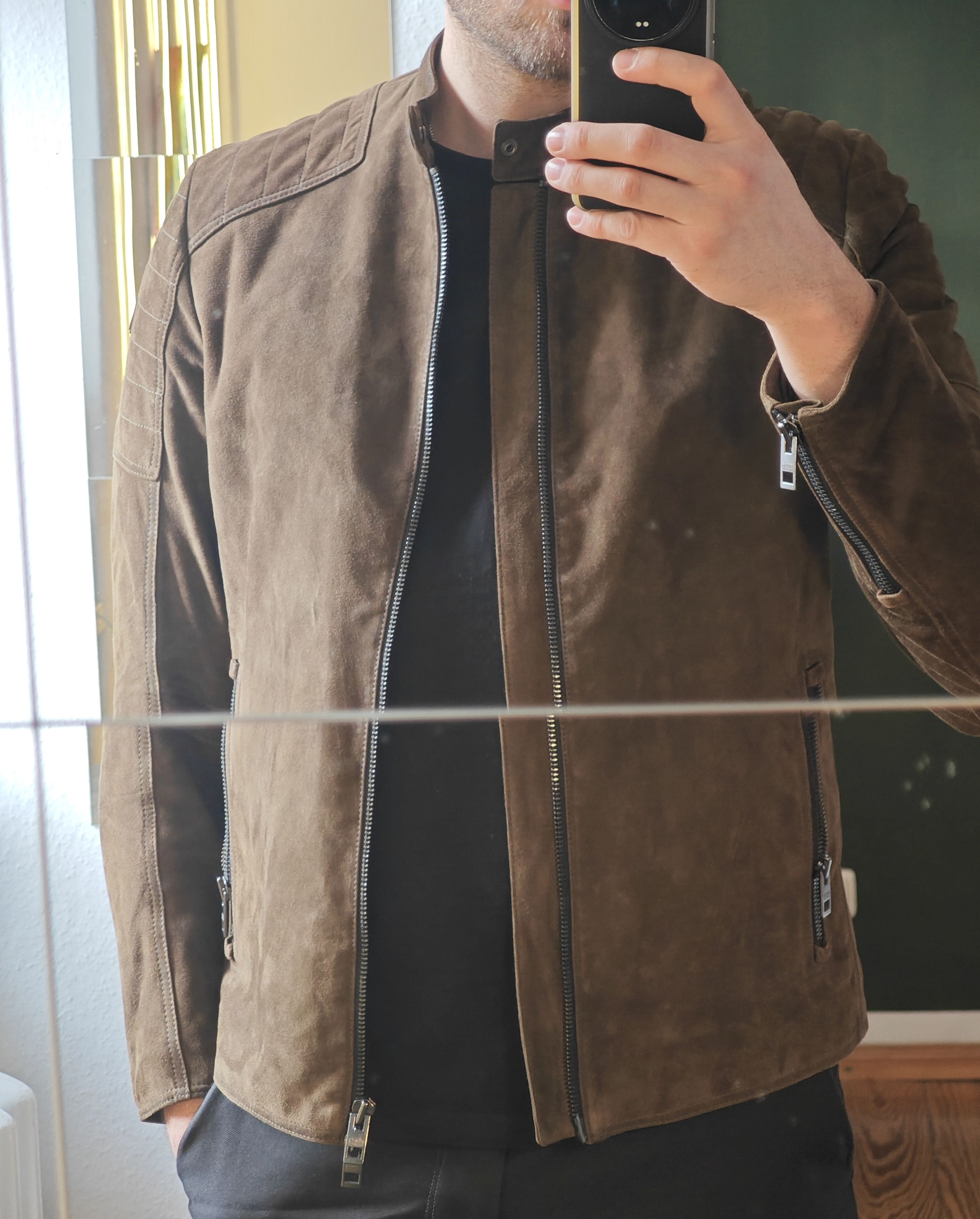 Hugo Boss Hugo Boss leather jacket Size US L / EU 52-54 / 3 - 7 Thumbnail