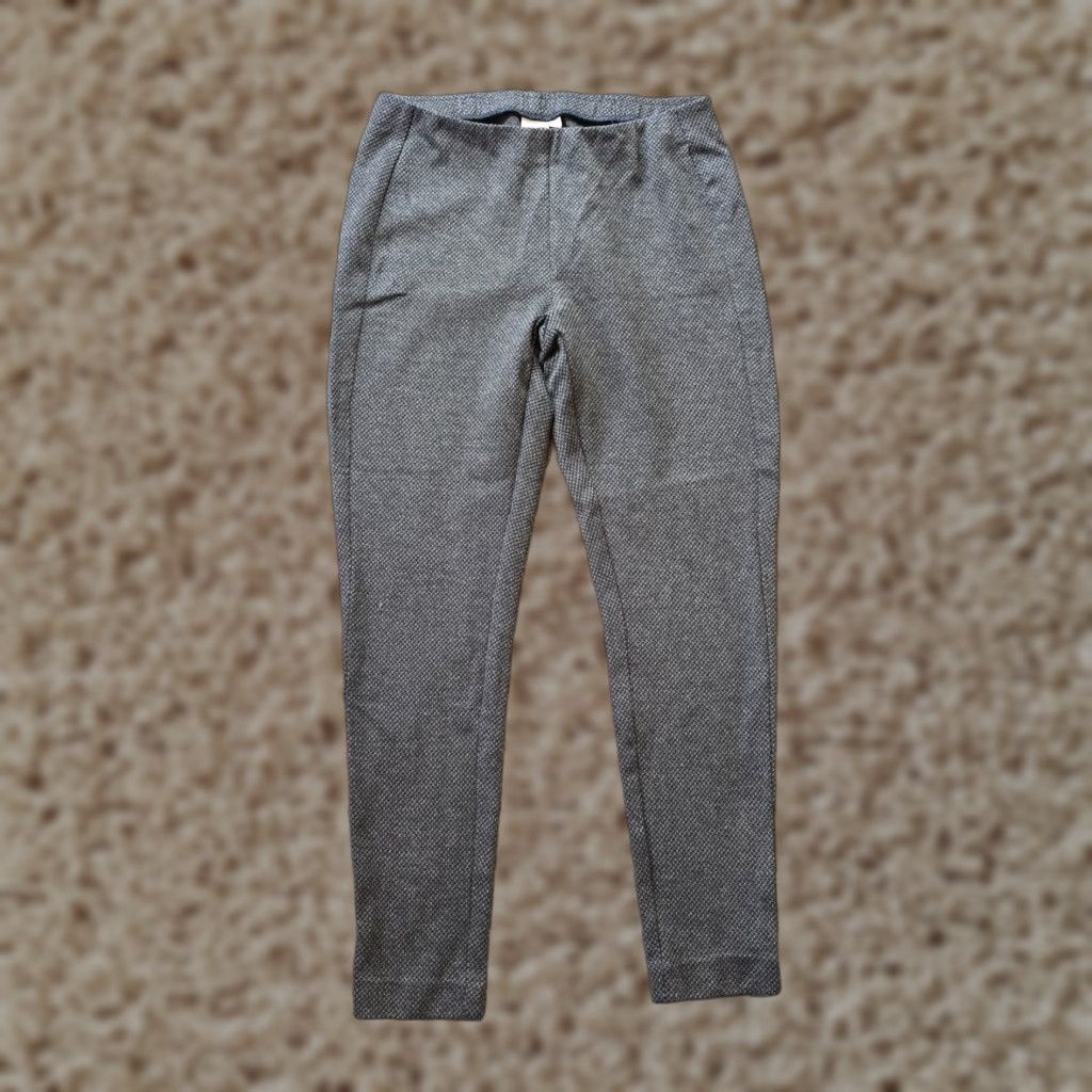 J. Jill J. Jill Pants Womens Medium Gray Houndstooth Ponte Legging Pull On Casual Skinny Front Stretch Elastic Waistткры Size 32" / US 10 / IT 46 - 1 Thumbnail