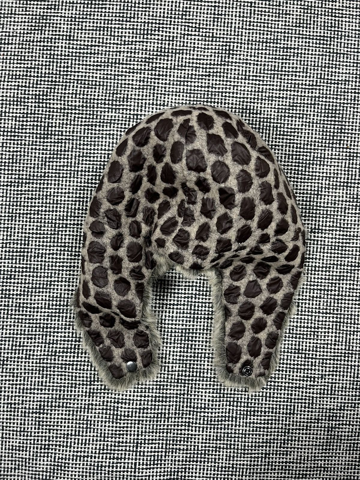 Vintage Made in France vintage ushanka hat sick Panther print Size ONE SIZE - 7 Thumbnail