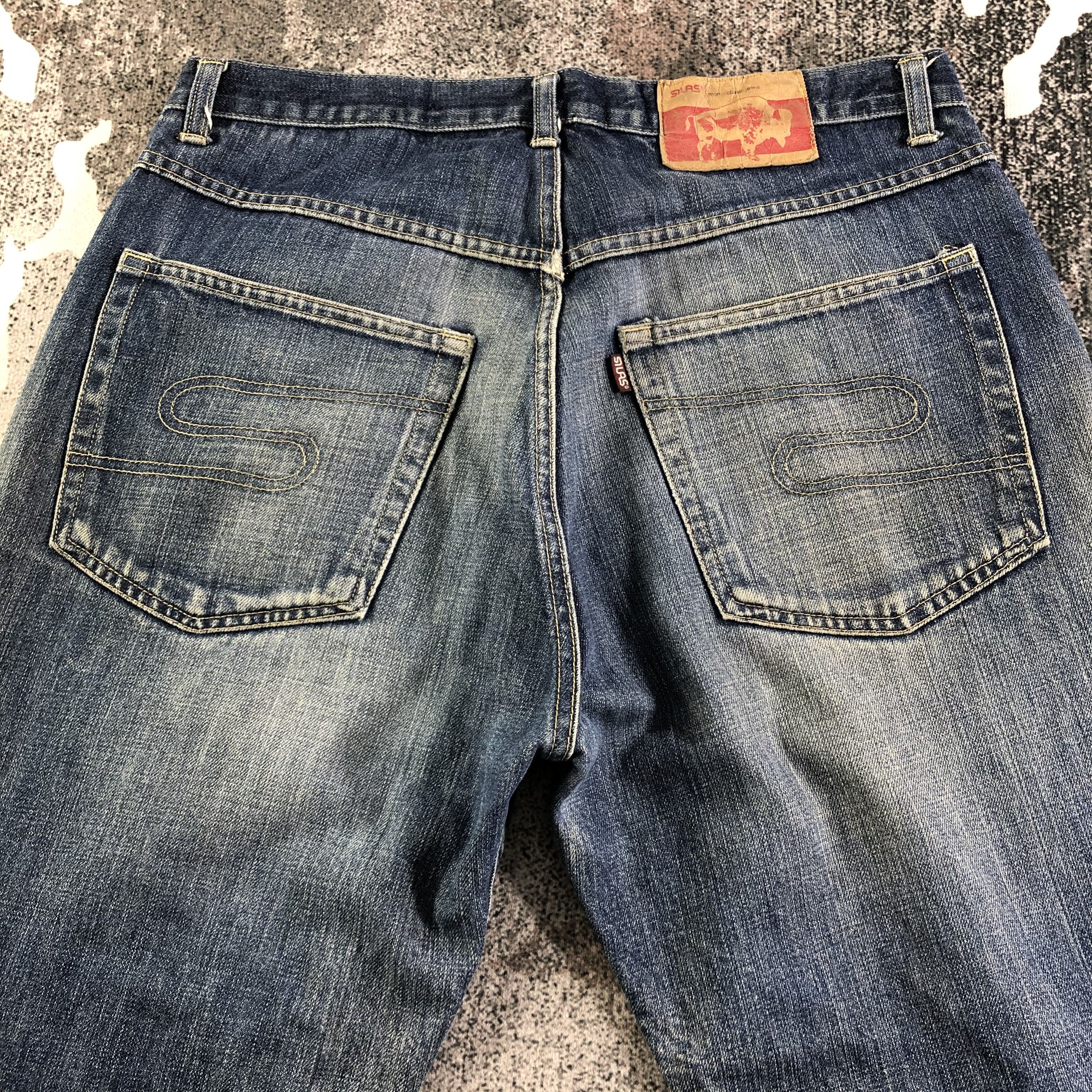 Silas Silas Jeans Faded Blue Denim KJ2199 Size US 32 / EU 48 - 4 Thumbnail