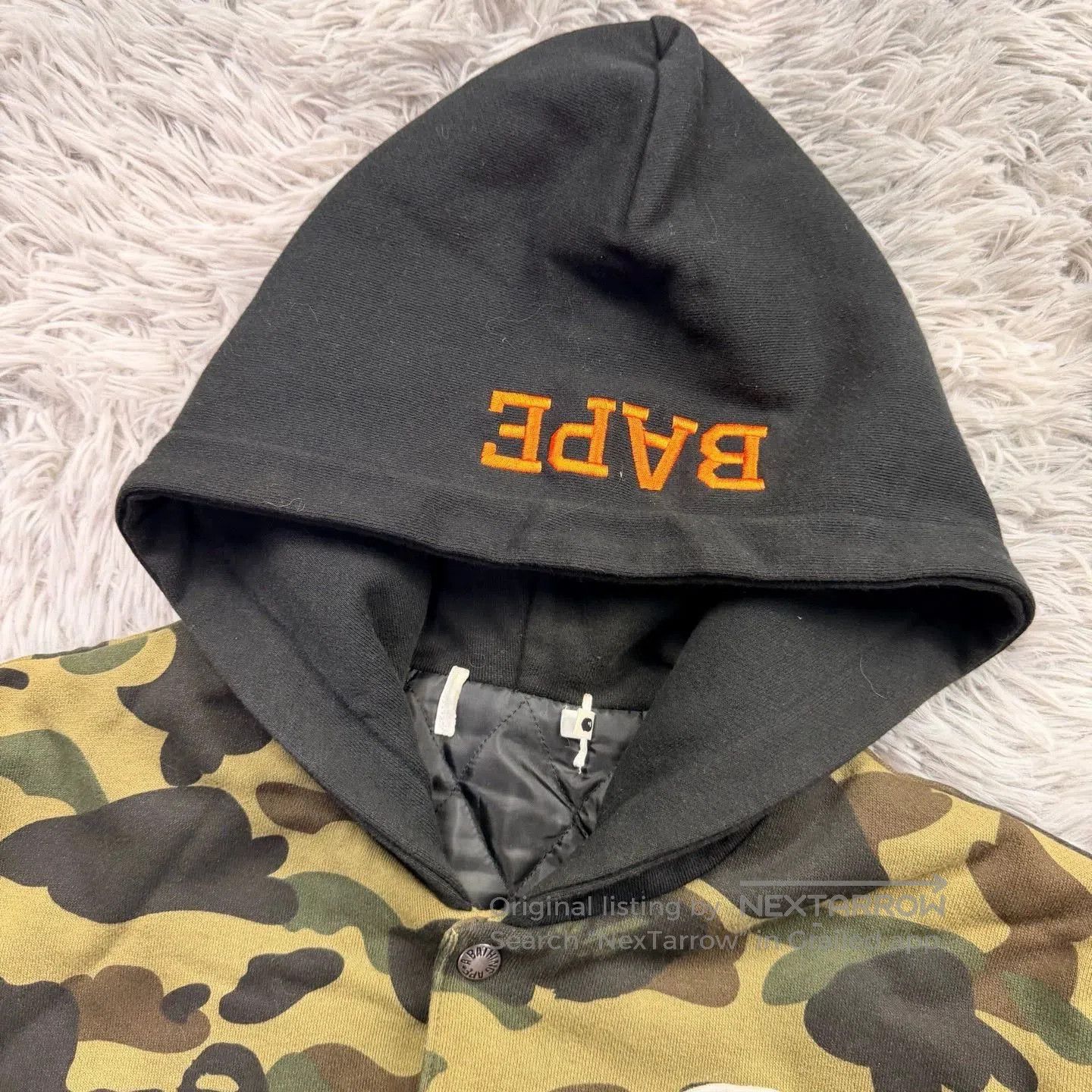 Bape bape green camo baseball jacket size large. Size US L / EU 52-54 / 3 - 2 Thumbnail