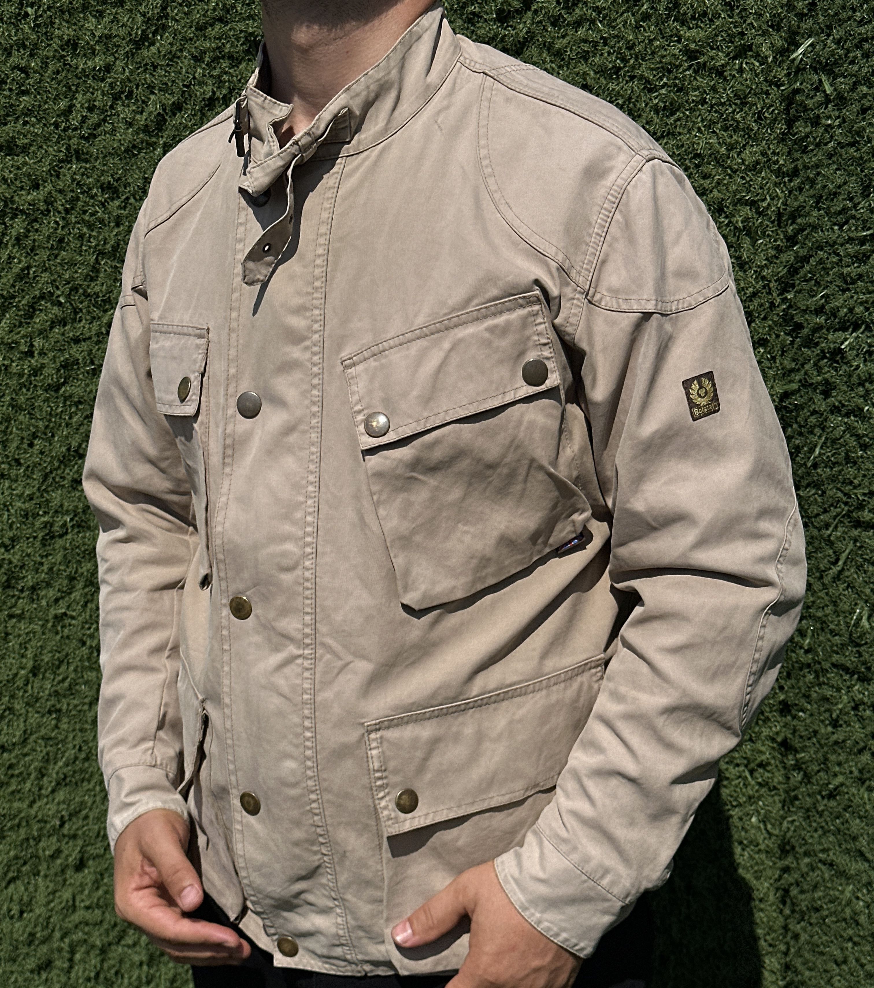 Belstaff Belstaff Wax Rider Motorcycle Motorcycle Bike Beige Size M Size US M / EU 48-50 / 2 - 5 Thumbnail