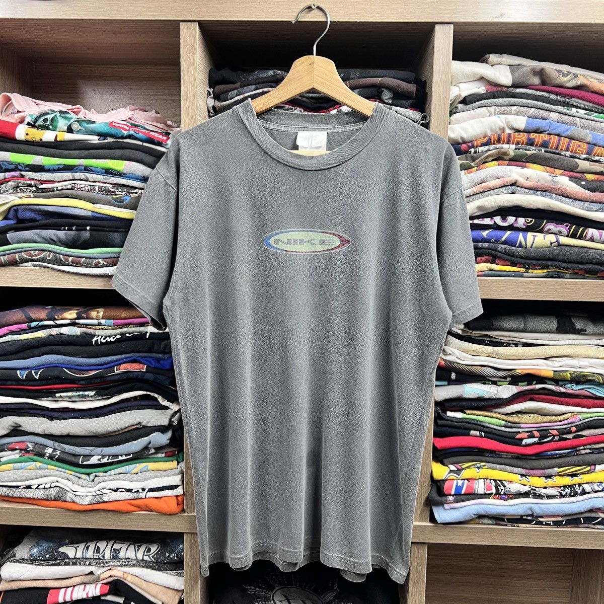 Nike VTG NIKE BACK HIT FADED TEE Size US S / EU 44-46 / 1 - 1 Thumbnail