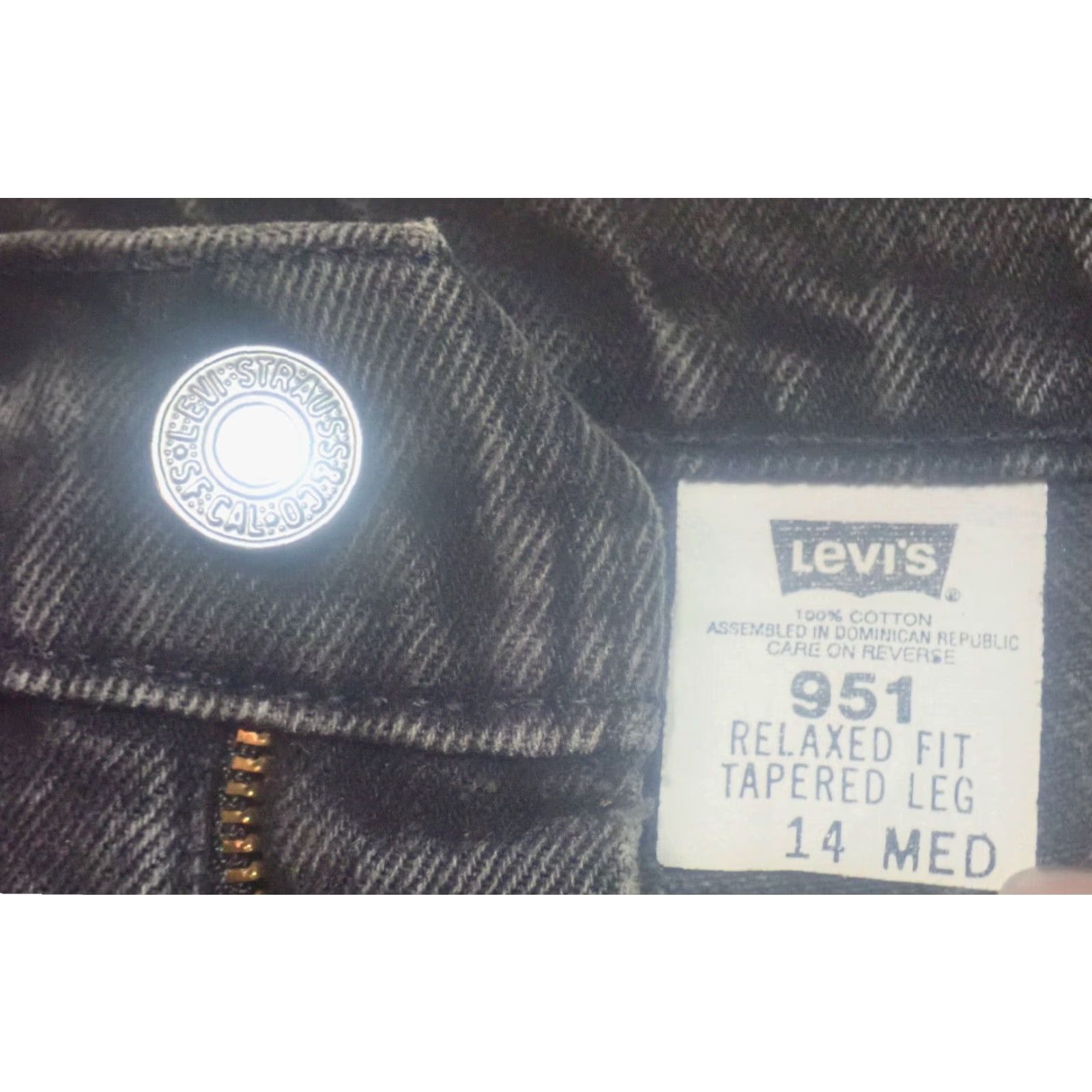 Levi's Vintage Levi's 90s Relaxed Fit Taper Leg Mom Jeans Size 14 High Waist Blue Denim 30 Inseam Women's Size 33" - 5 Thumbnail