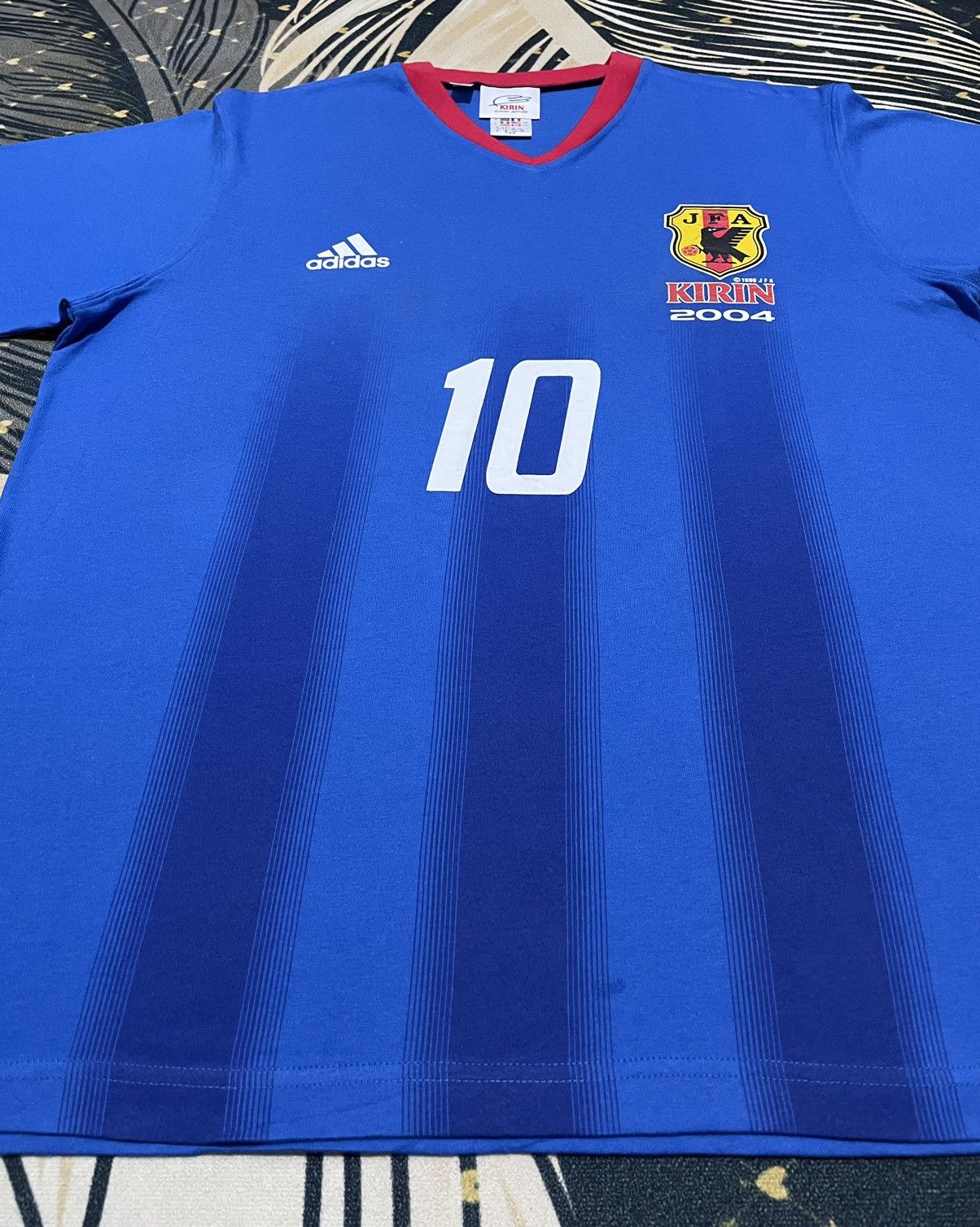 Adidas × Japanese Brand × Vintage Vintage JFA Kirin 2004 Roundneck Shirt Size US L / EU 52-54 / 3 - 2 Thumbnail