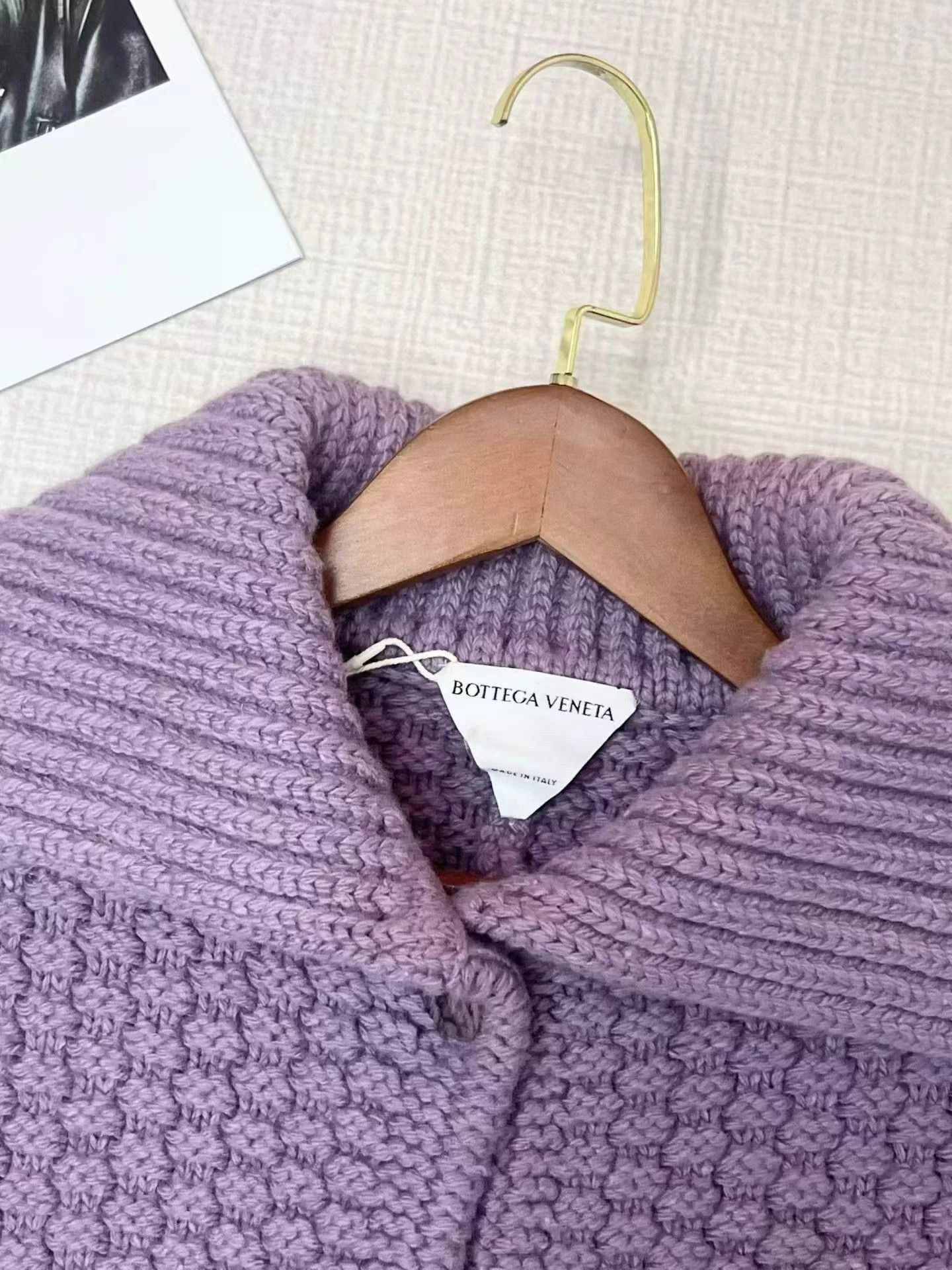 Bottega Veneta BV wool sweater coat XS Tong Yao style Size XS / US 0-2 / IT 36-38 - 7 Thumbnail