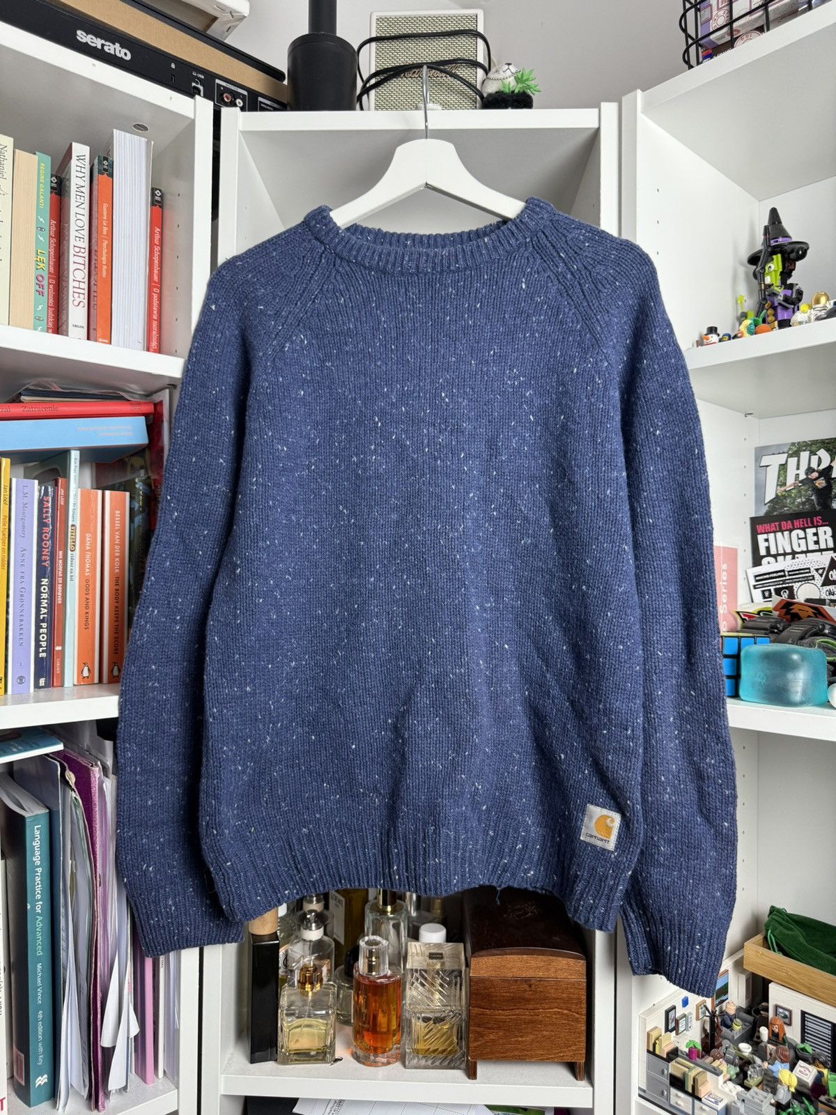 Carhartt × Carhartt Wip Vintage y2k Carhartt wool sweater S skate winter baggy casual Size US S / EU 44-46 / 1 - 1 Thumbnail