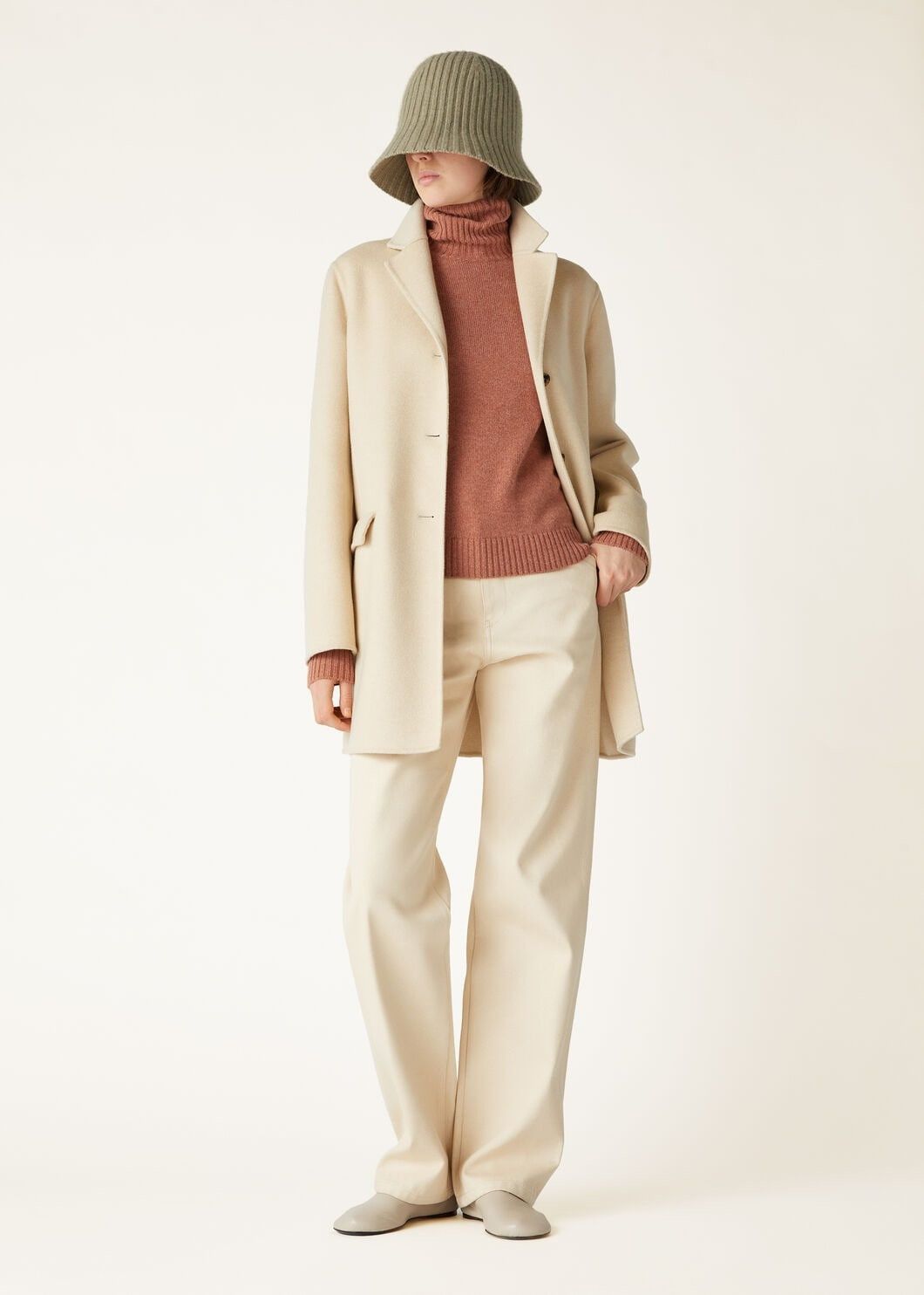 Loro Piana o1w1db10825 FAM9052 Parksville Turtleneck Sweater in Brown Size XS / US 0-2 / IT 36-38 - 2 Thumbnail