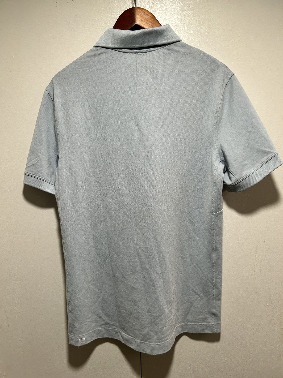 Lululemon Lululemon Men's Blue Live in practice pique polo shirt tee Size US M / EU 48-50 / 2 - 5 Thumbnail