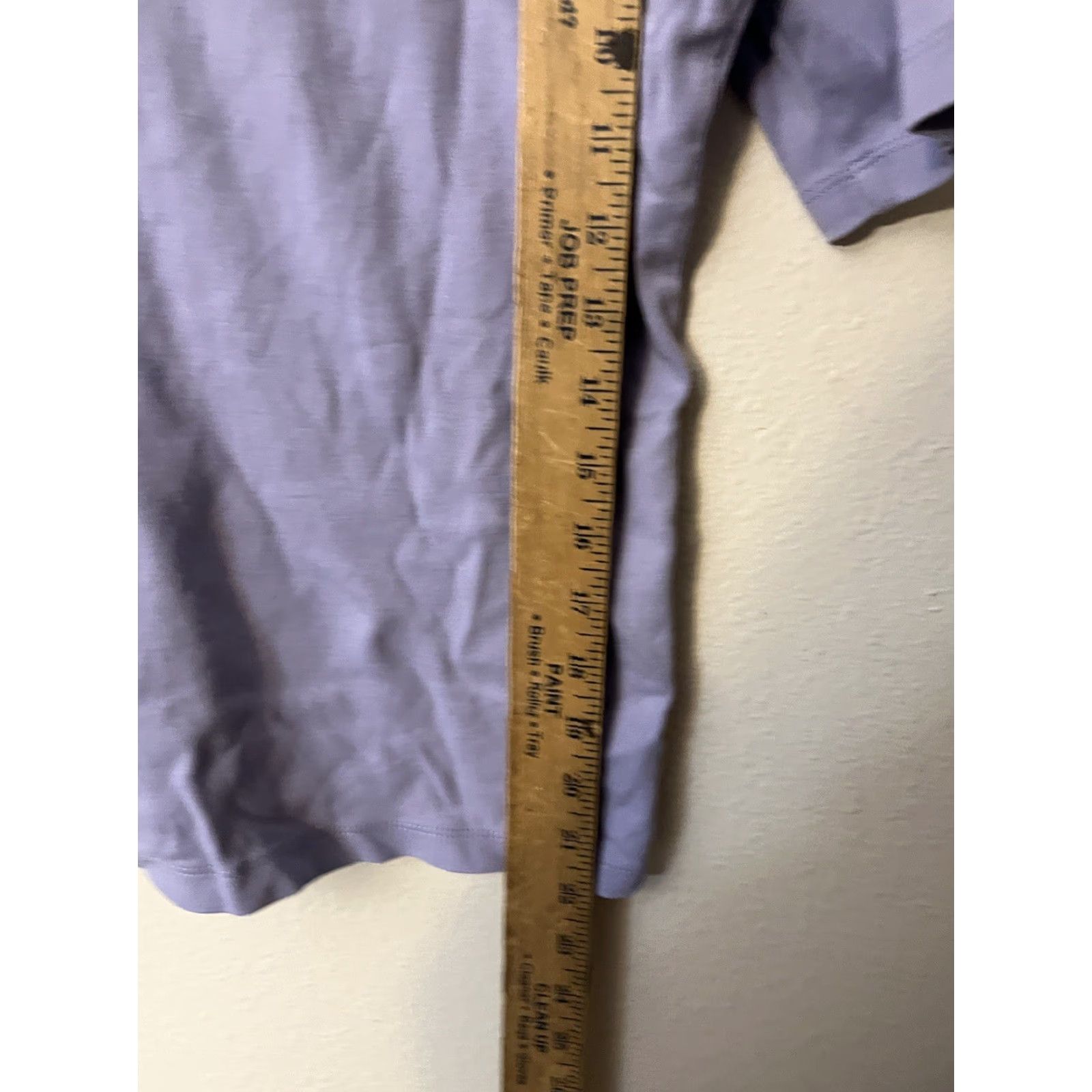 Vintage L.L. Bean Shirt Womens Square Boat Neck Cotton Purple M Regular Short Sleeve Top Knit Size M / US 6-8 / IT 42-44 - 4 Thumbnail