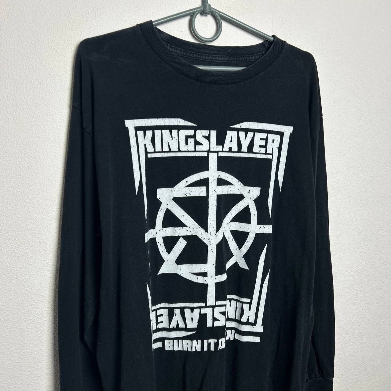 WWE Vintage WWE Wrestling Kingslayer big logo longsleeve Size US M / EU 48-50 / 2 - 2 Thumbnail