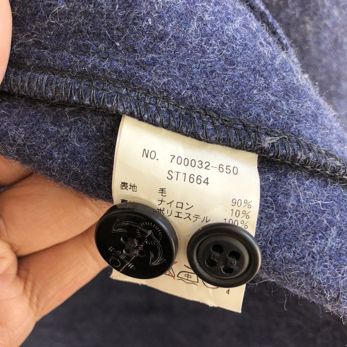 Blue Blue Japan BLUE BLUE button up wool shirt Size S / US 4 / IT 40 - 15 Thumbnail