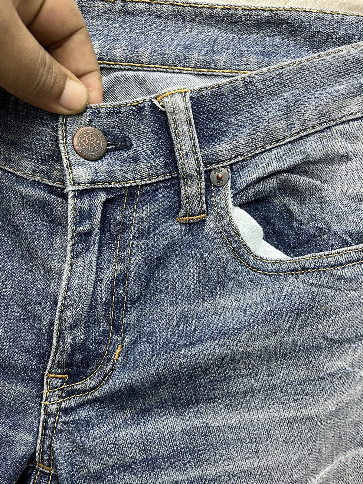 Polo Ralph Lauren × Ralph Lauren ARCHIVE🔥RALPH LAUREN RL SLIM BOOTCUT DENIM Size 30" / US 8 / IT 44 - 8 Thumbnail