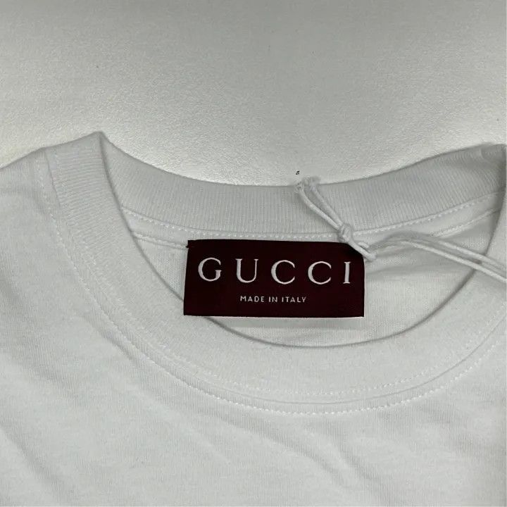 Gucci Gucci FW24 Cotton Graphic T-Shirt for Women-2507 Size XXS / US 00 / IT 34 - 3 Thumbnail