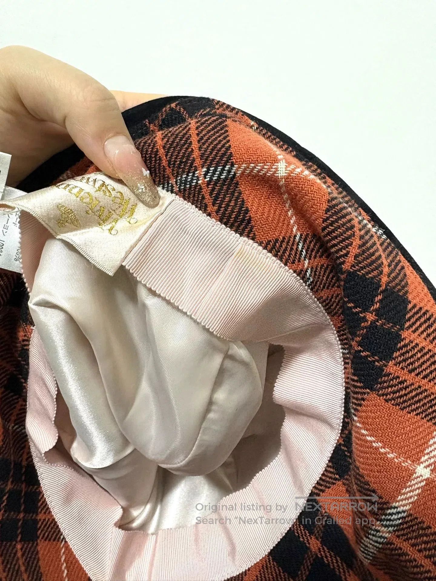Vivienne Westwood vivienne westwood plaid orange fisherman's hat. Size ONE SIZE - 7 Thumbnail