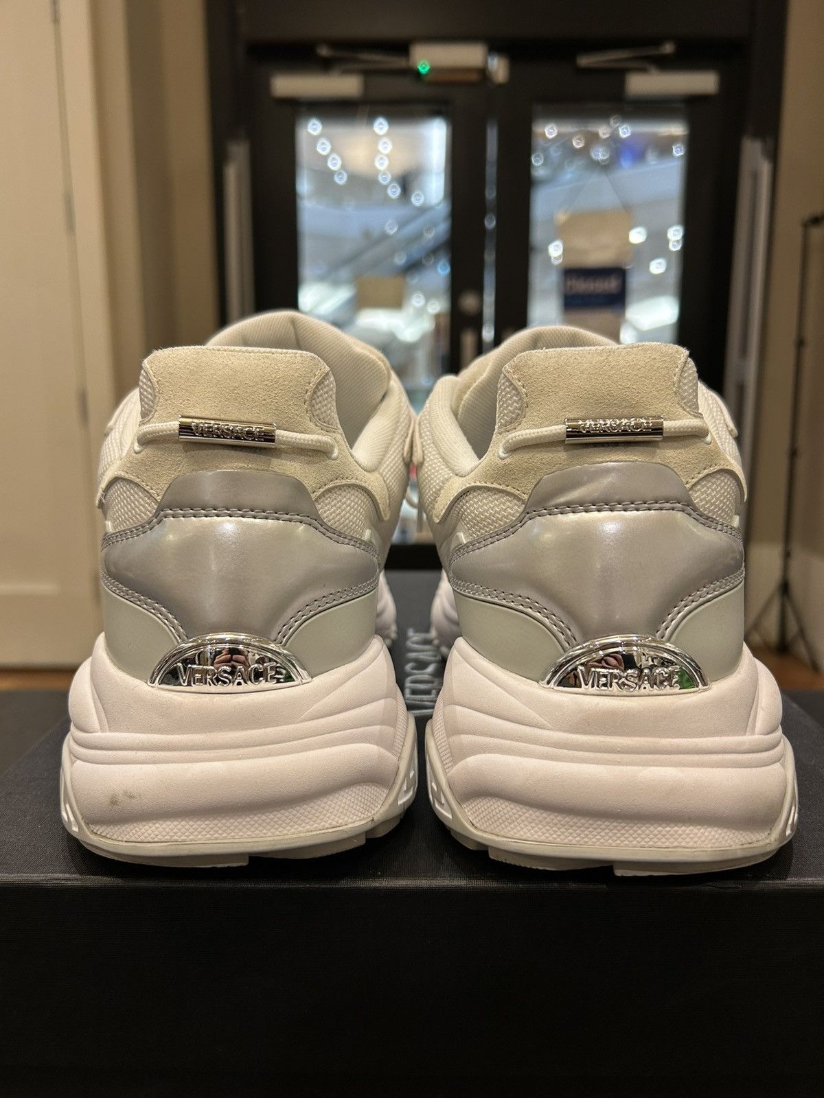 Versace Versace Mercury Low Top Sneaker - White Size US 12 / EU 45 - 3 Thumbnail