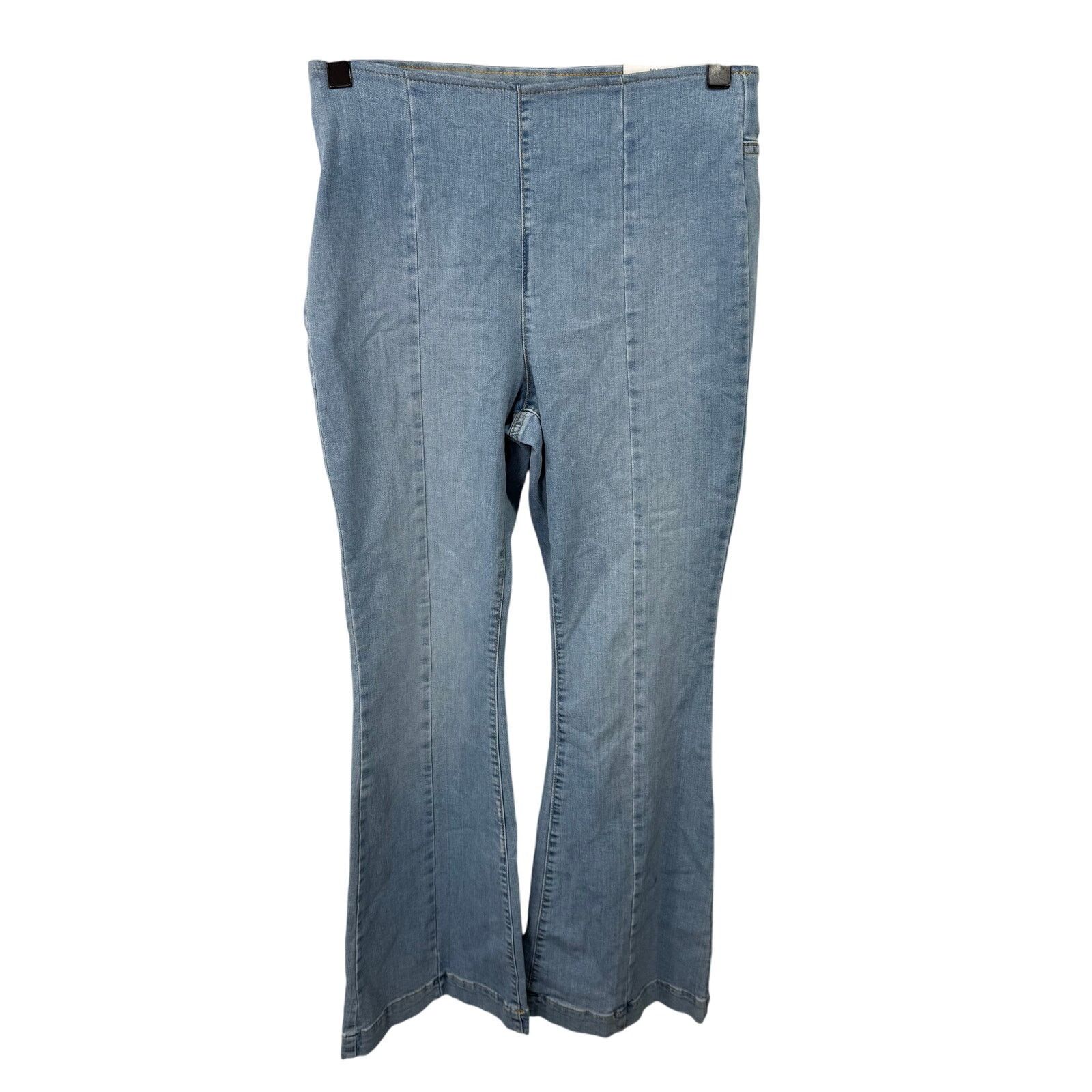 Macys INC International Concepts Jeans 10 Pull On Flare NEW # G620 Size 32" / US 10 / IT 46 - 6 Thumbnail