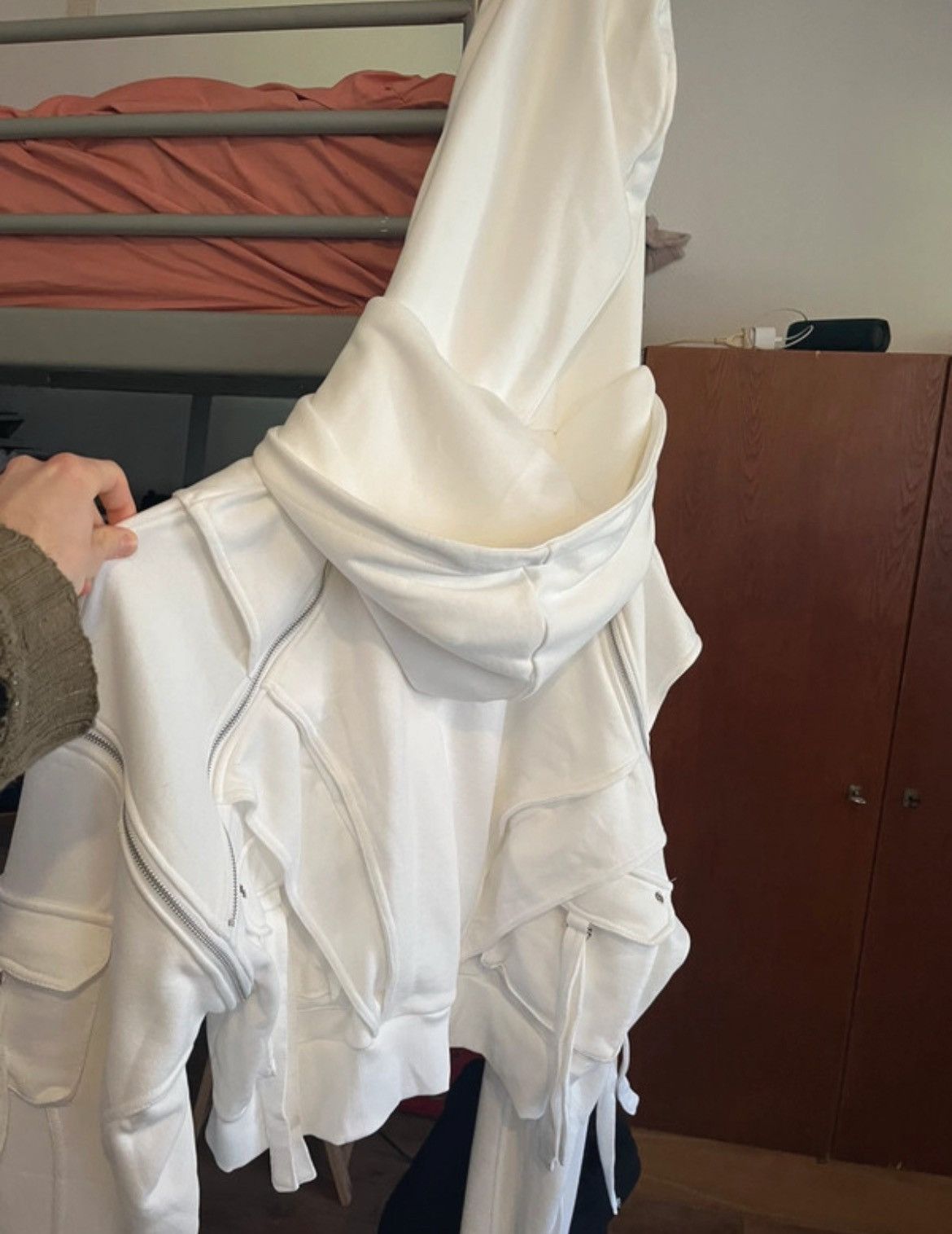 Other Slovakian Dreams White Cargo Hoodie Size US M / EU 48-50 / 2 - 3 Thumbnail