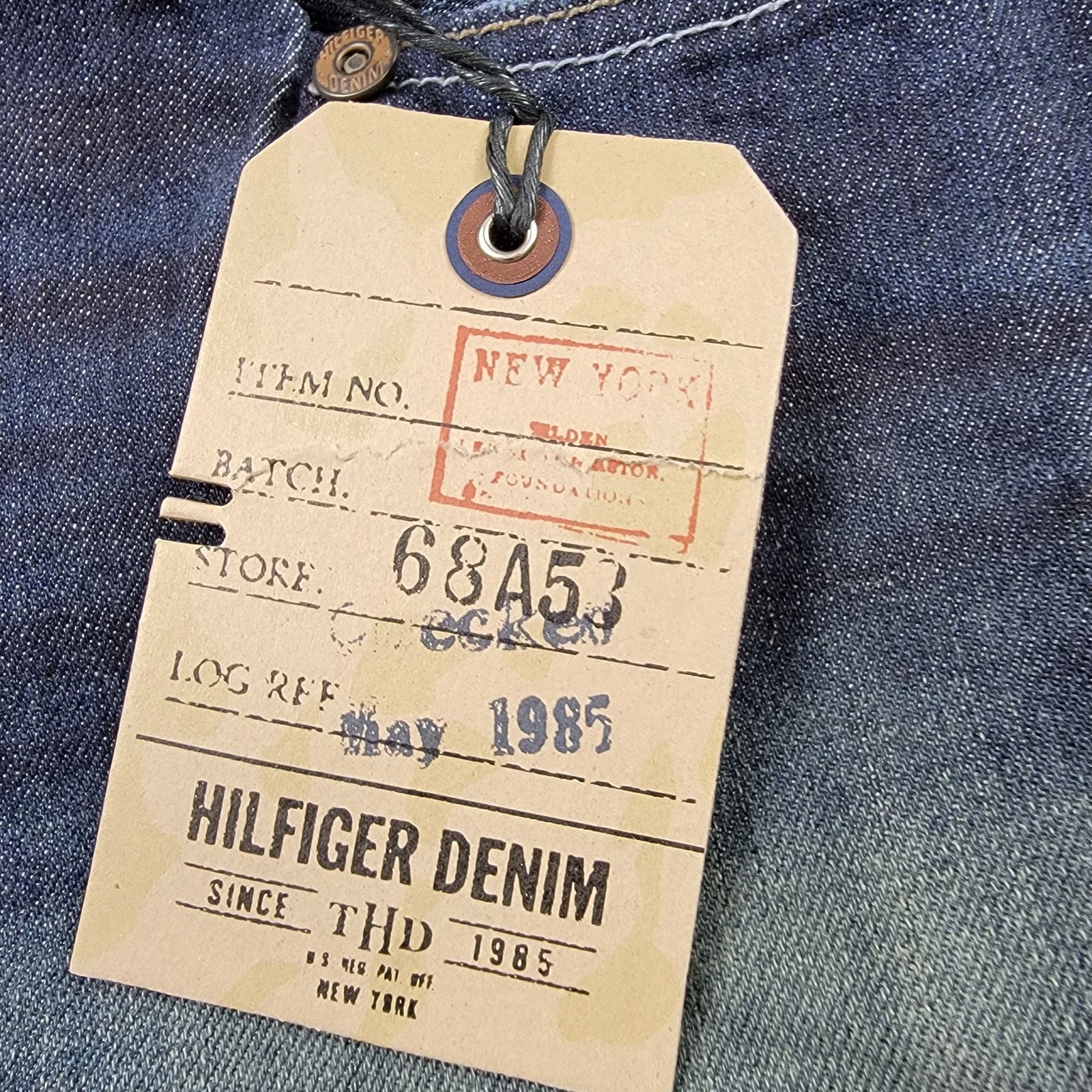 Tommy Hilfiger Tommy Hilfiger Denim Destruction Abrasion Blue Mens Sz 36x32 Size US 36 / EU 52 - 11 Thumbnail